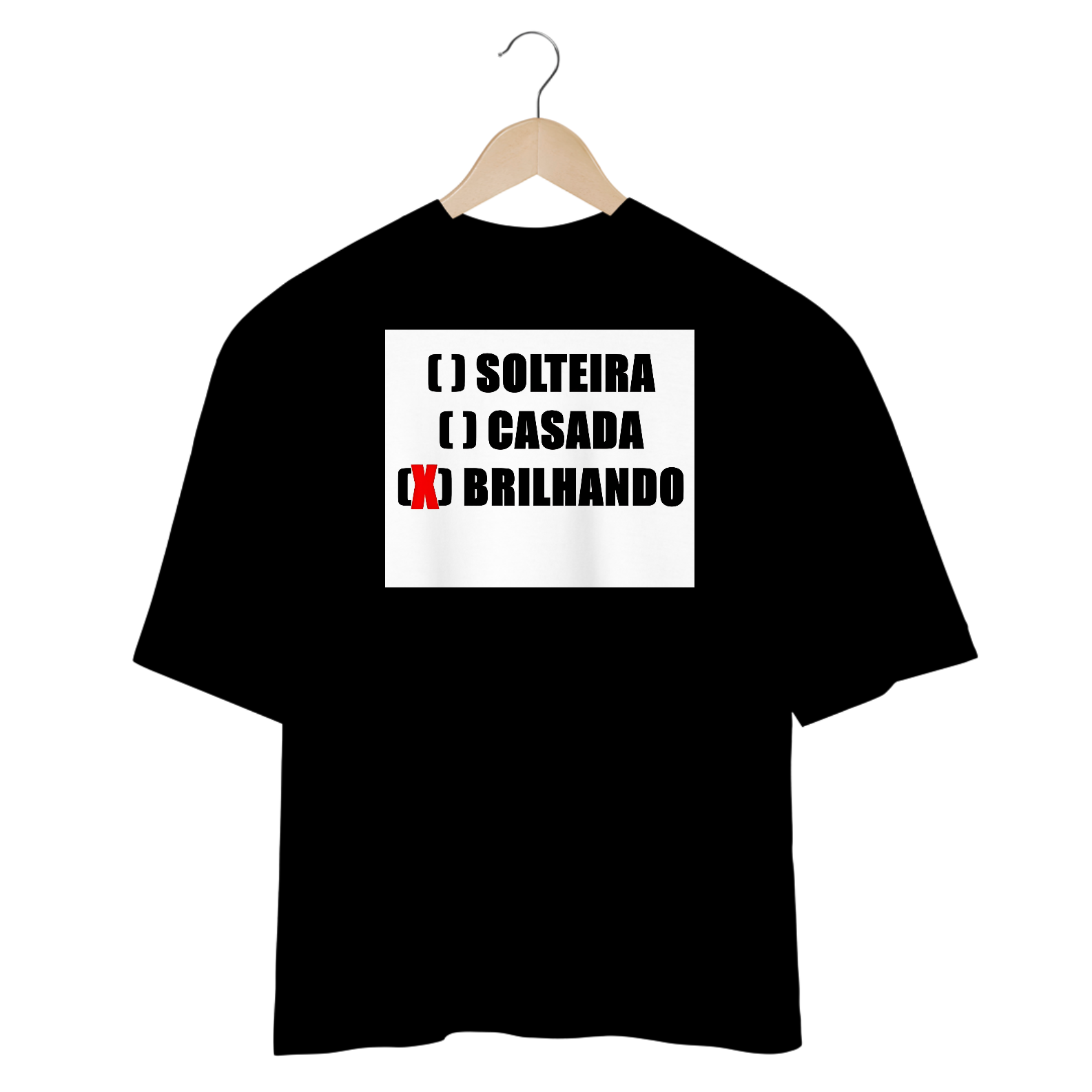 Camisetas Oversized Brilhando