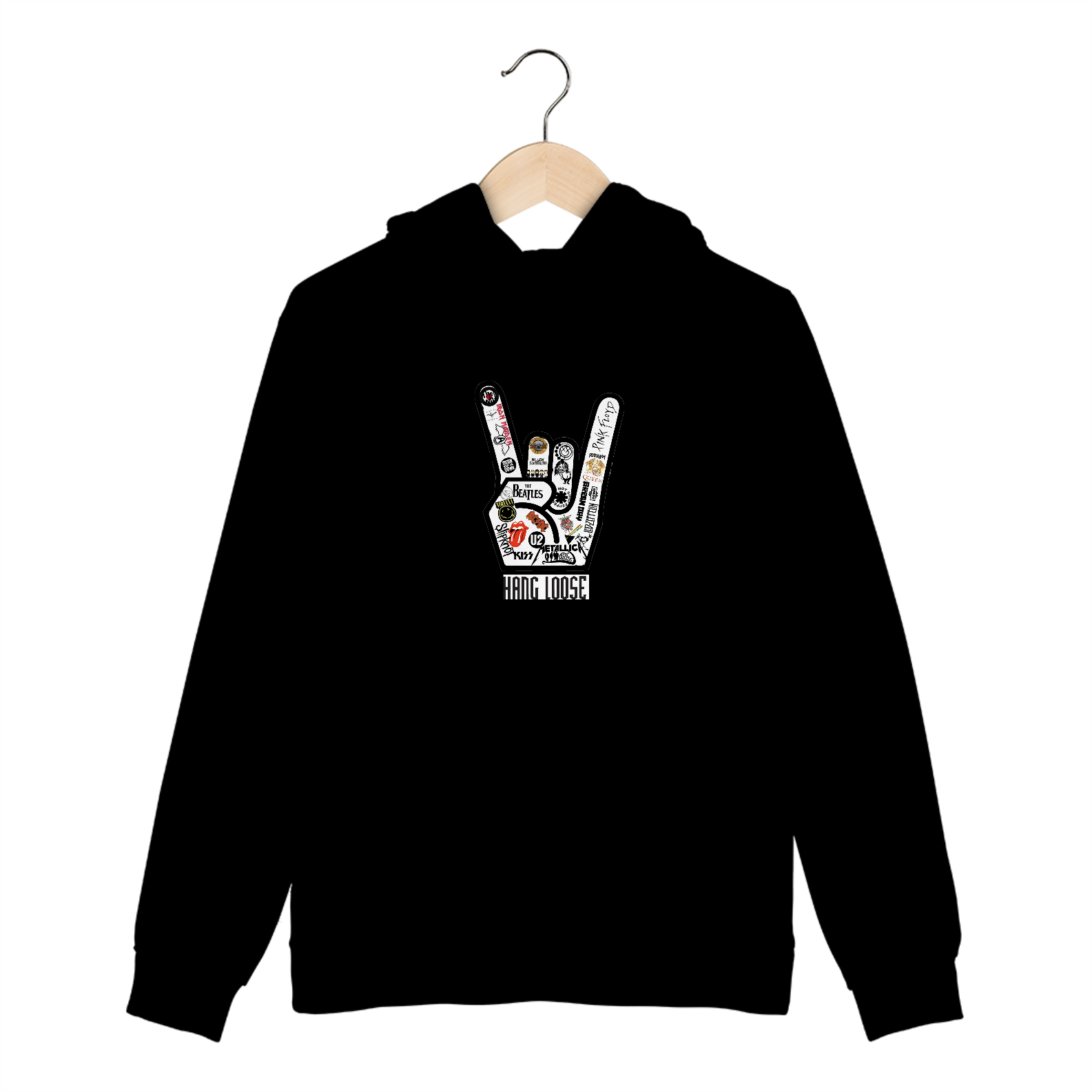 Moletom Canguru Hang Loose Rock