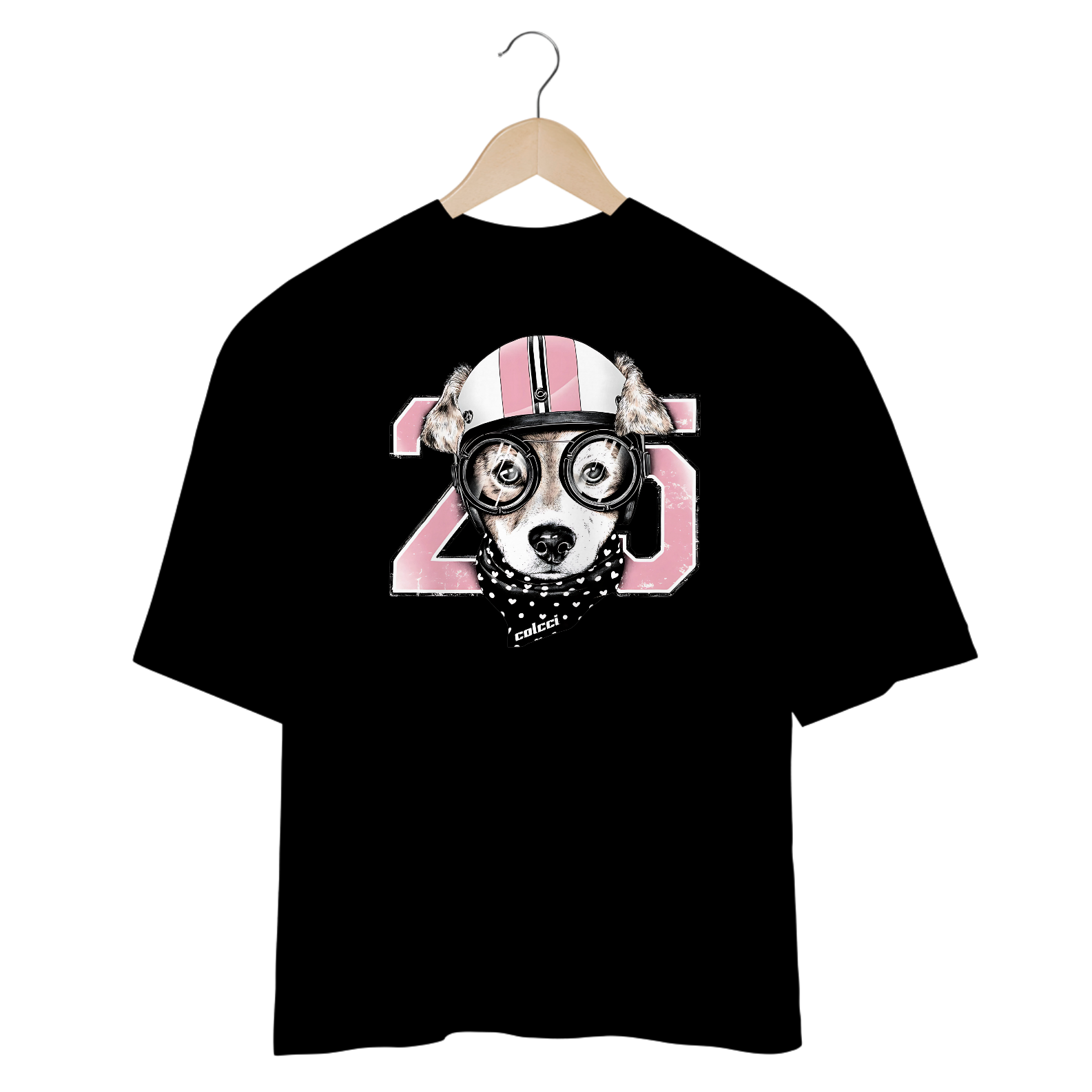 Camisetas Oversized Colcci Cachorro Óculos