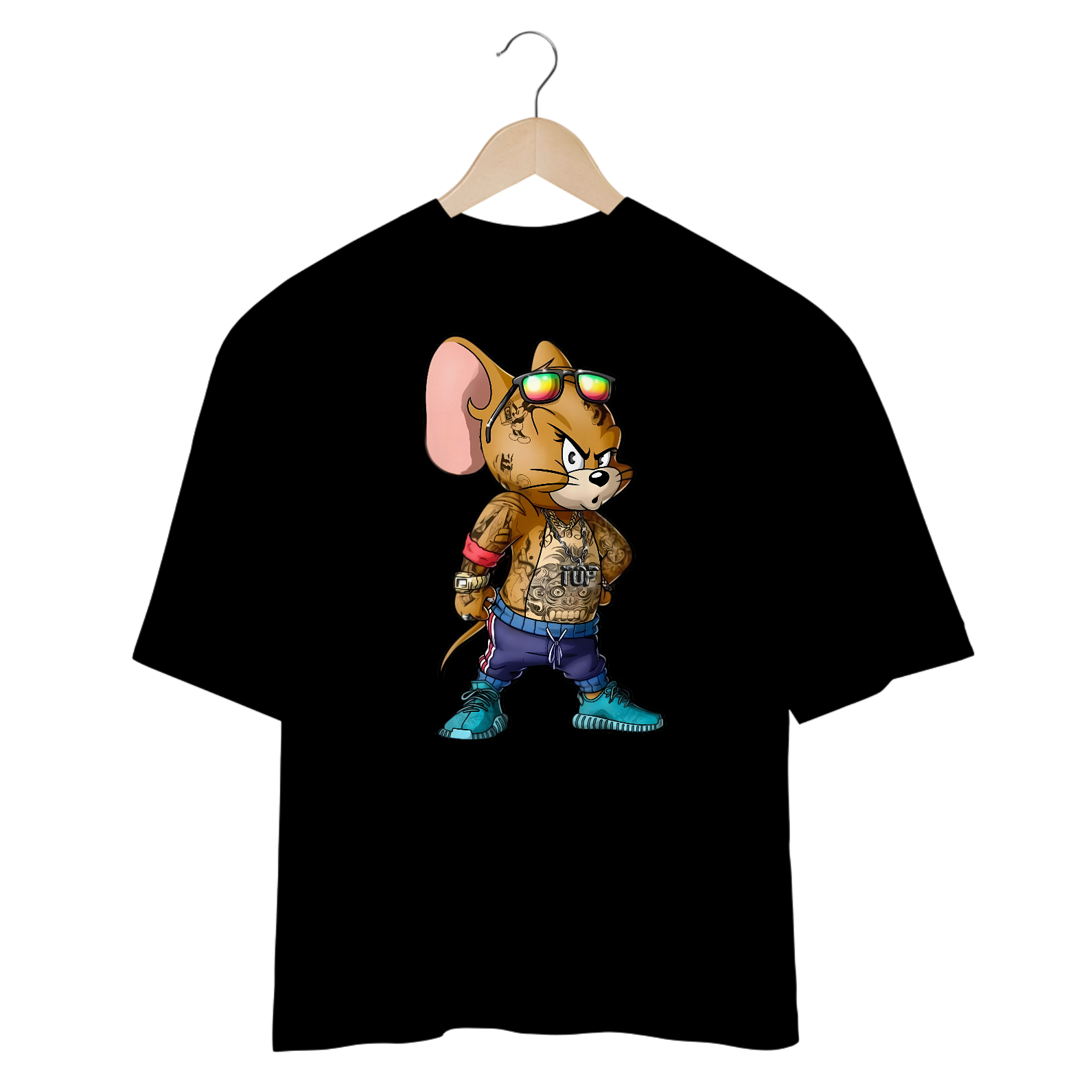 Camisetas Oversized Jerry Tatuado