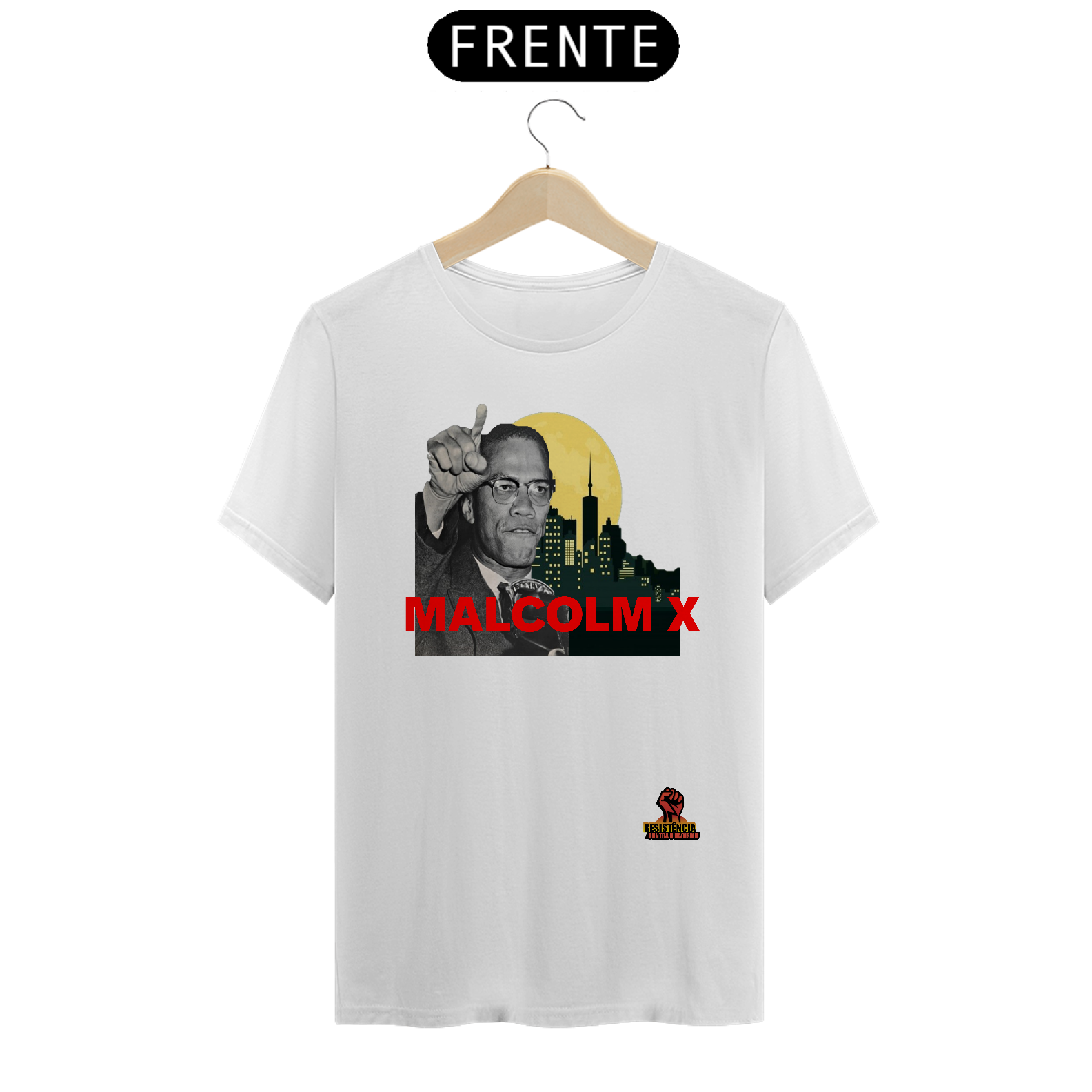 Camisa Malcolm X