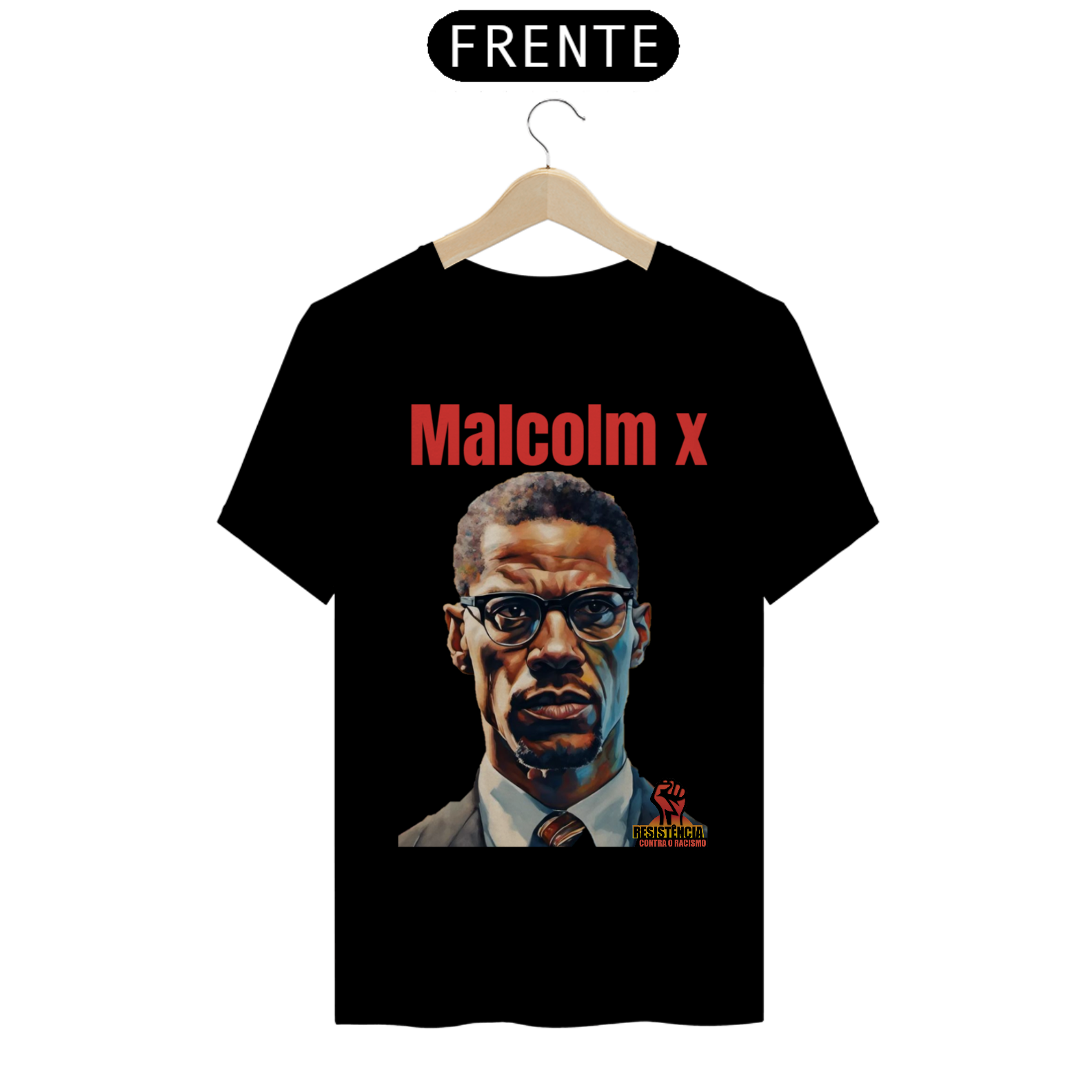 Camisa Malcolm X