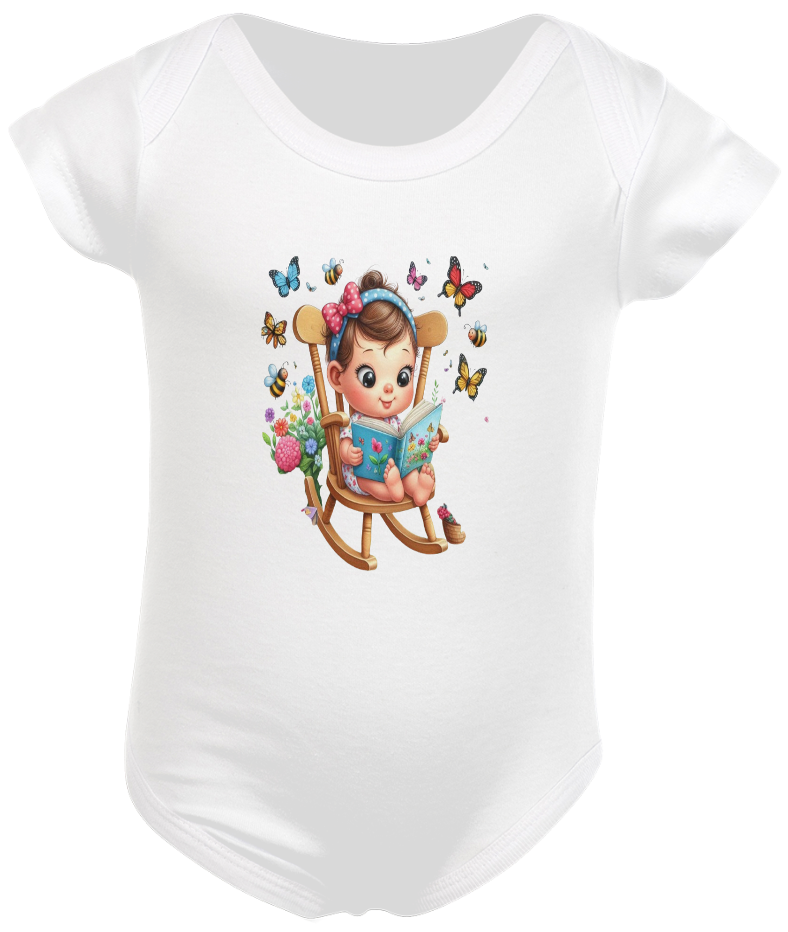 Body Infantil Bebê Leitora