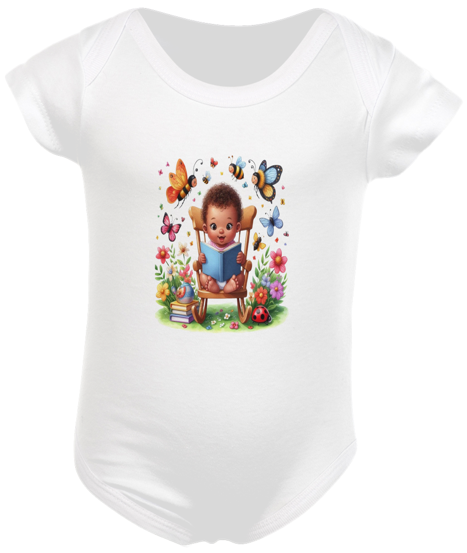 Body Infantil Bebê Leitor  e os Bichos