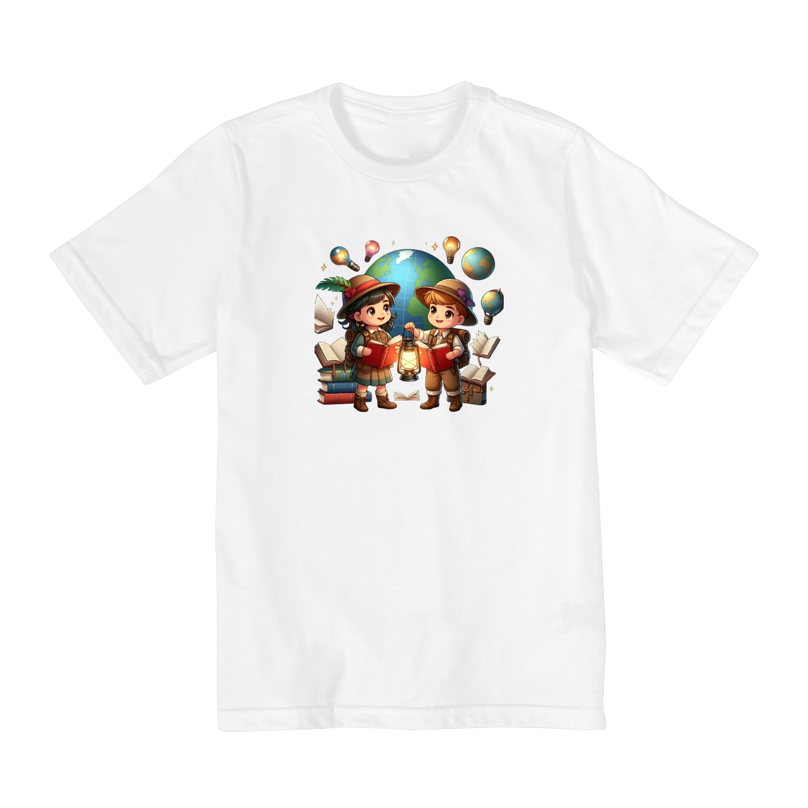 Camiseta Infantil Crianças Aventureiras