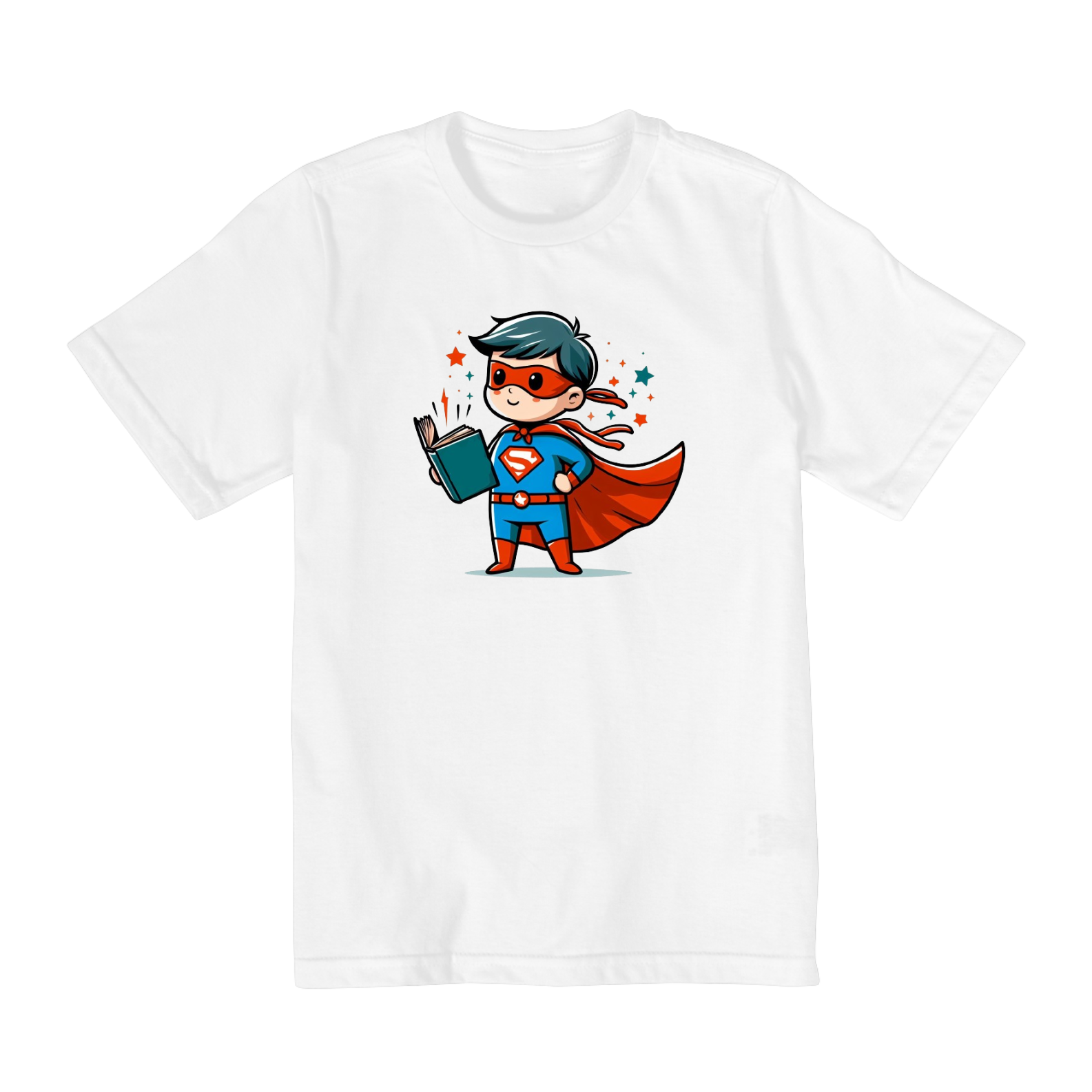 Camiseta Infantil Super Menino Leitor