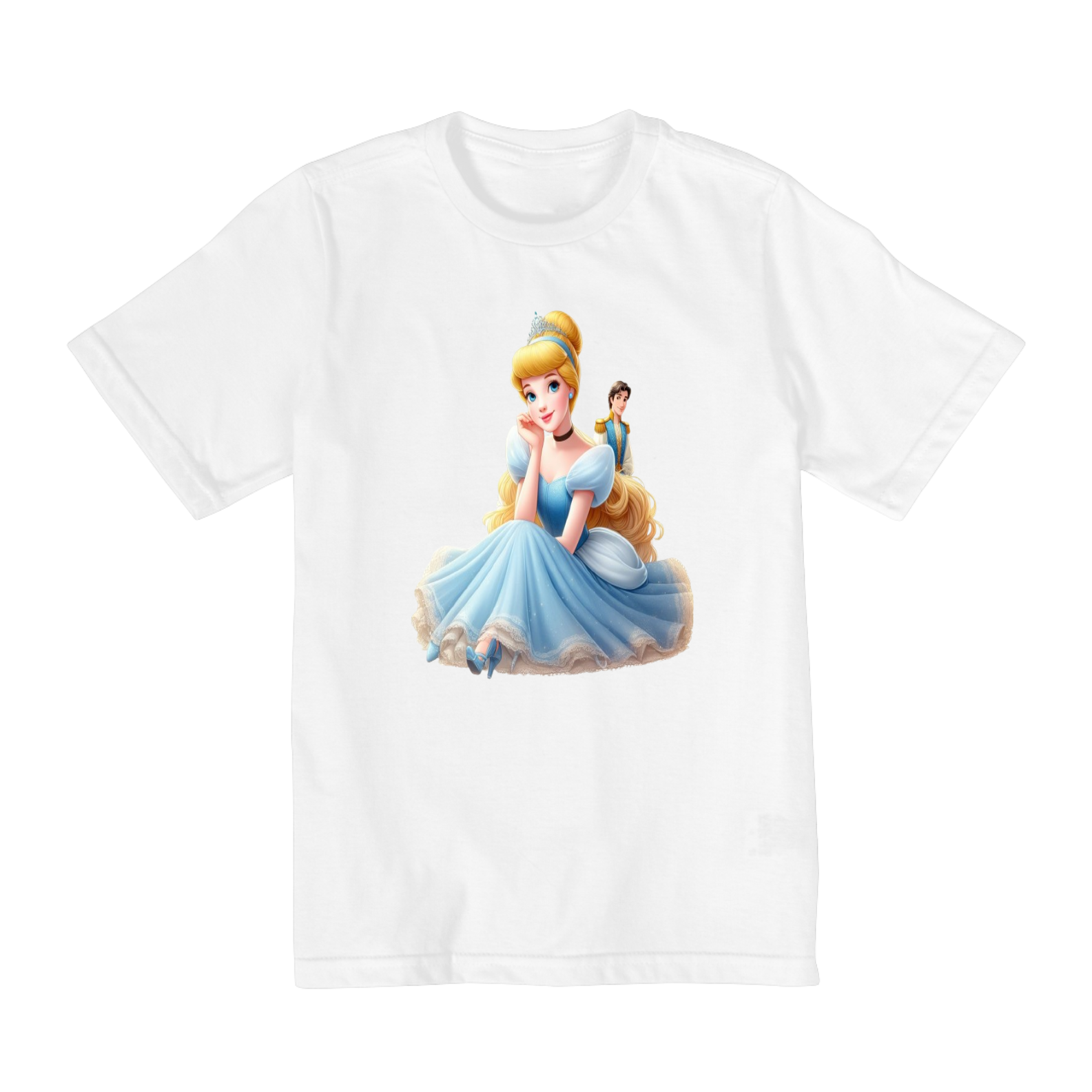 Camiseta Infantil Cinderela
