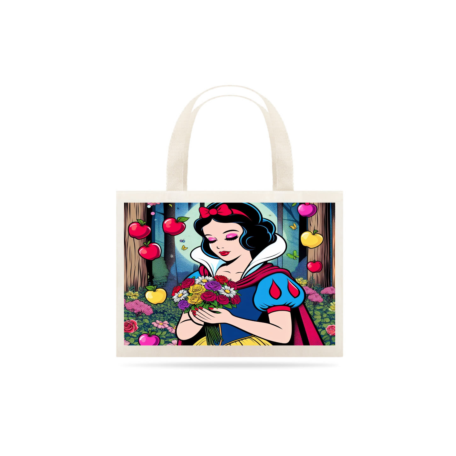 Eco Bag Branca de Neve no Jardim