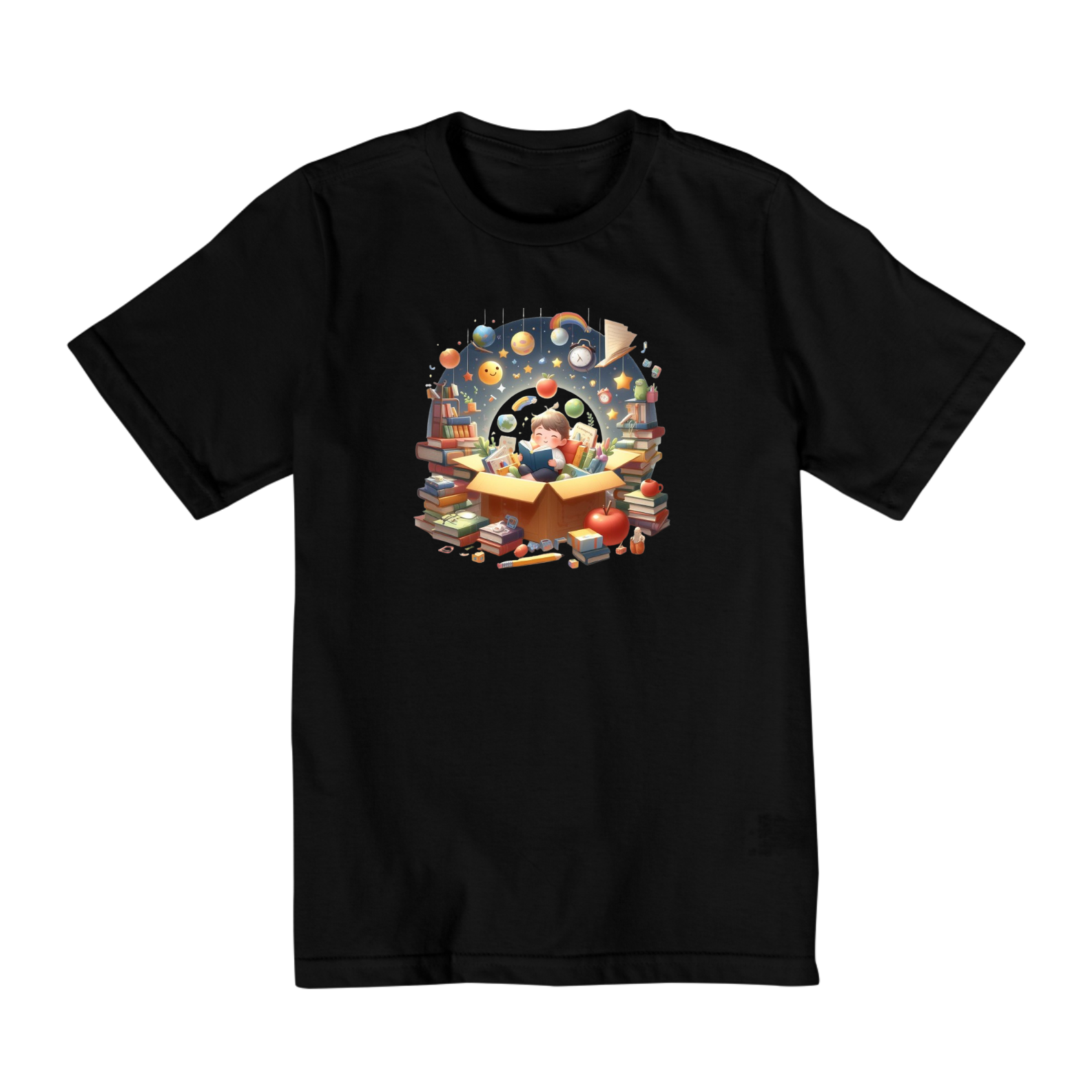 Camiseta Infantil Mundo Literário