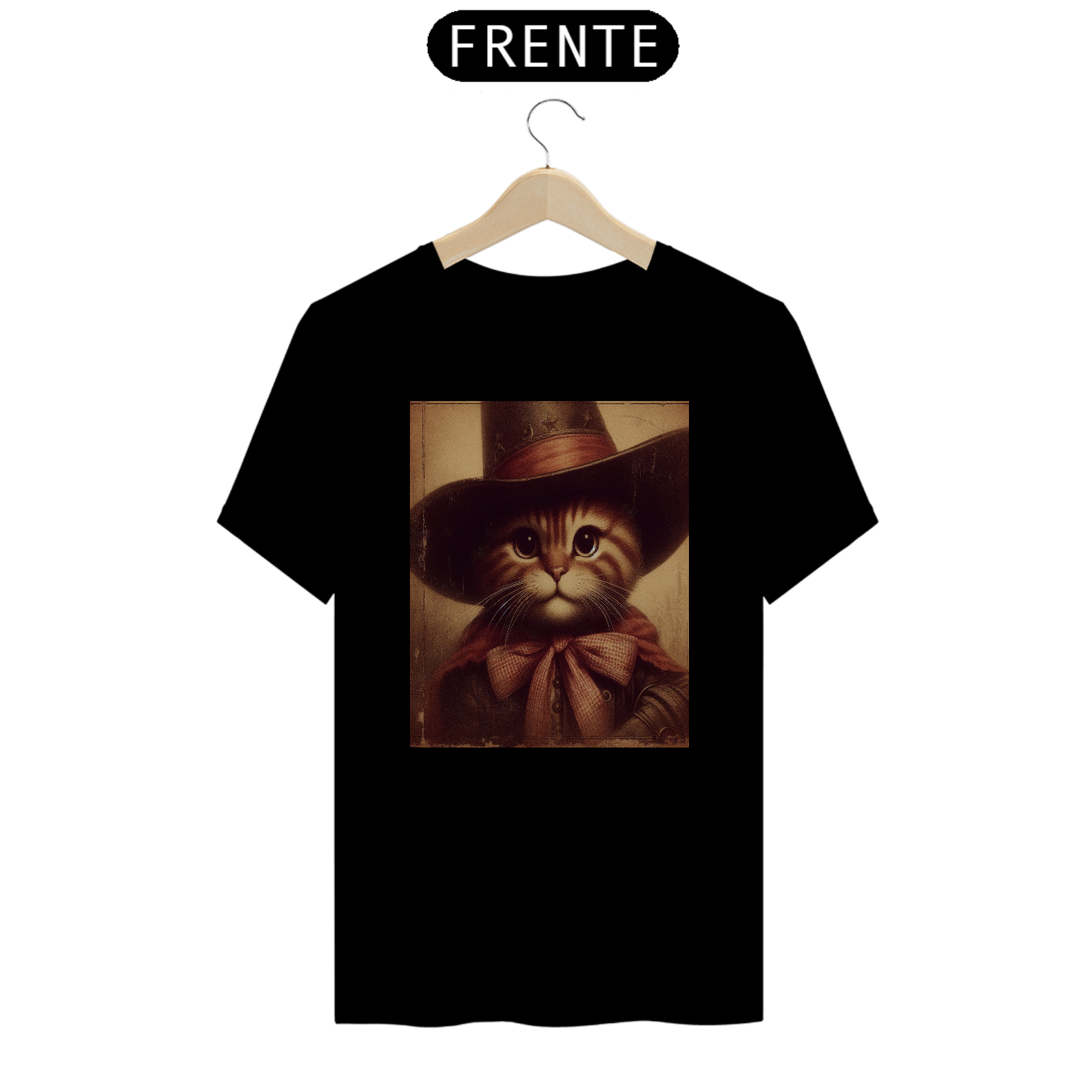 Camiseta Gato de Botas Vintage
