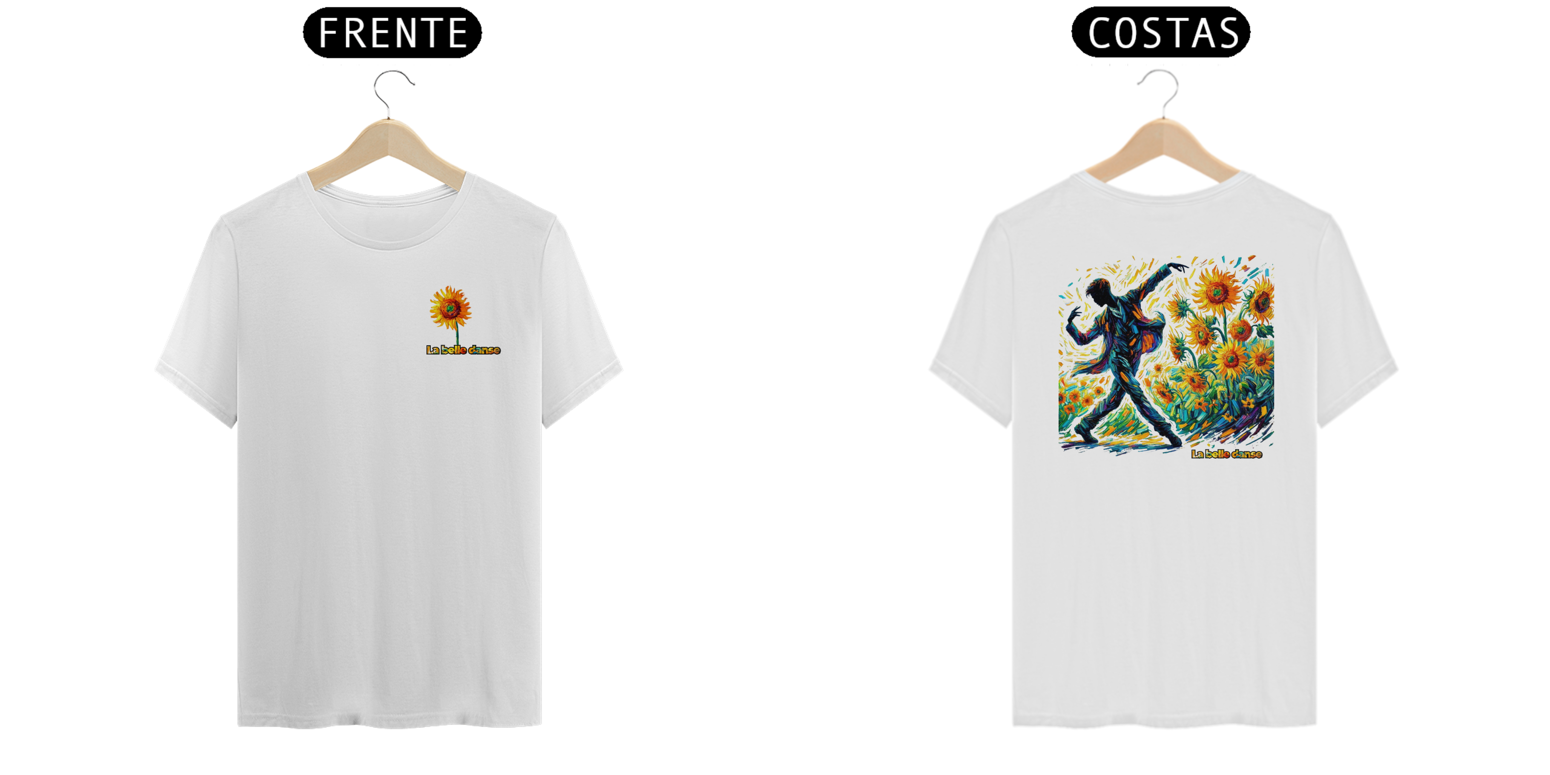 T-shirt  - Girassóis dançantes 