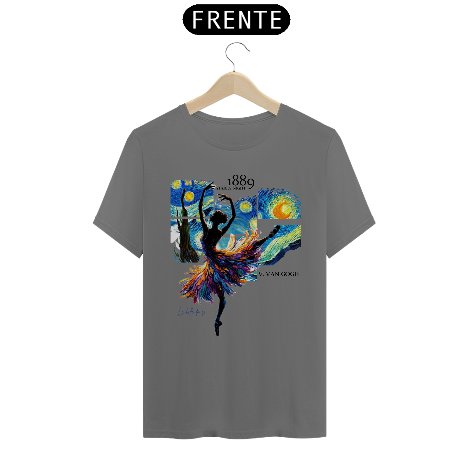 T-shirt estonada  - Bailarina estrelada 