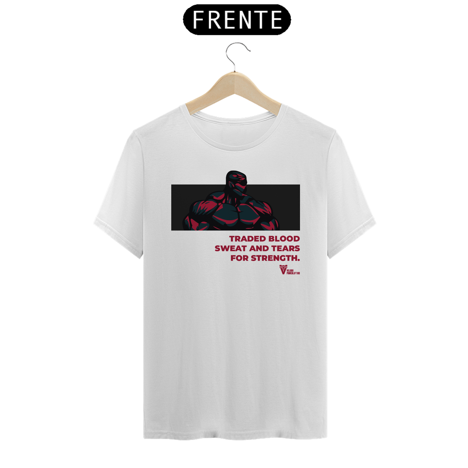CAMISETA FOR STRENGTH - BRANCA