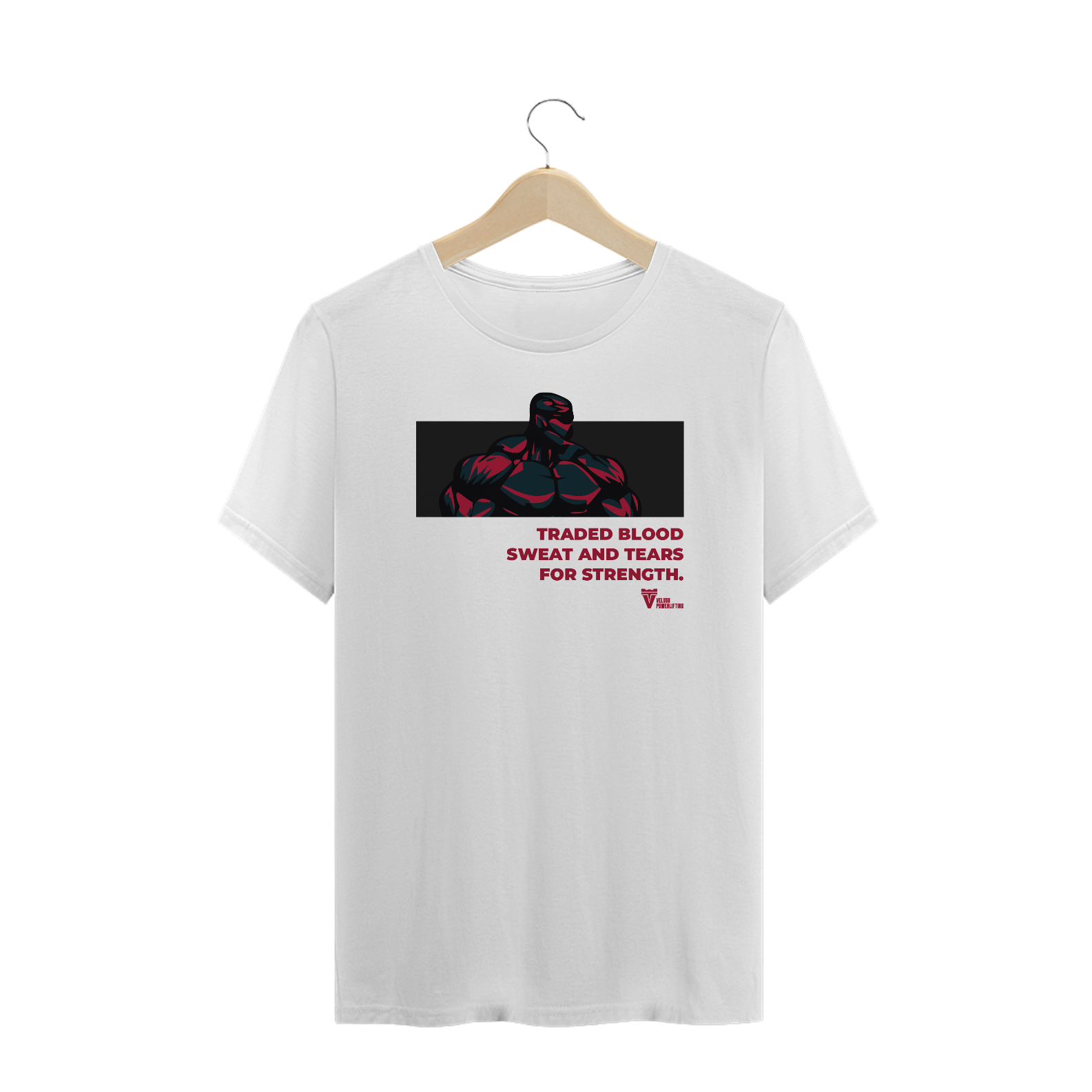 CAMISETA PLUS SIZE FOR STRENGTH - BRANCA