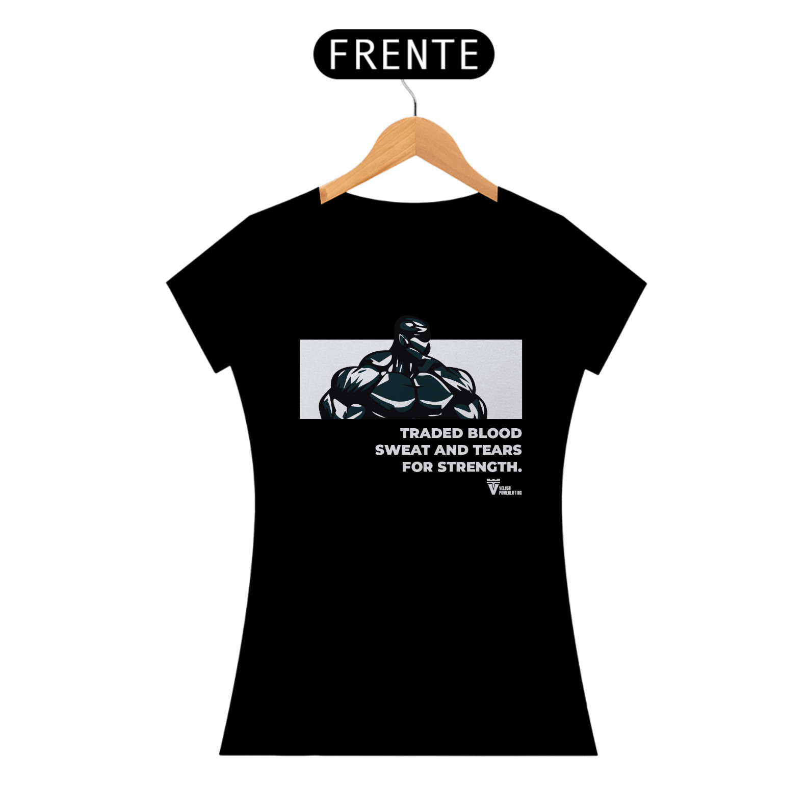 BABY LOOK LONG FOR STRENGTH - PRETA
