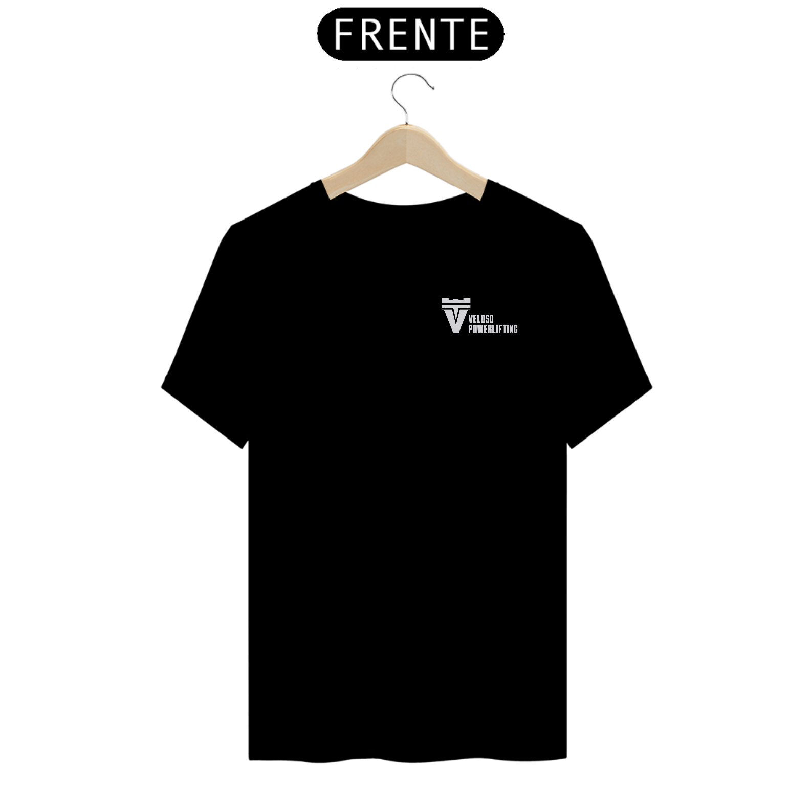 CAMISETA VELOSO POWERLIFTING - PRETA