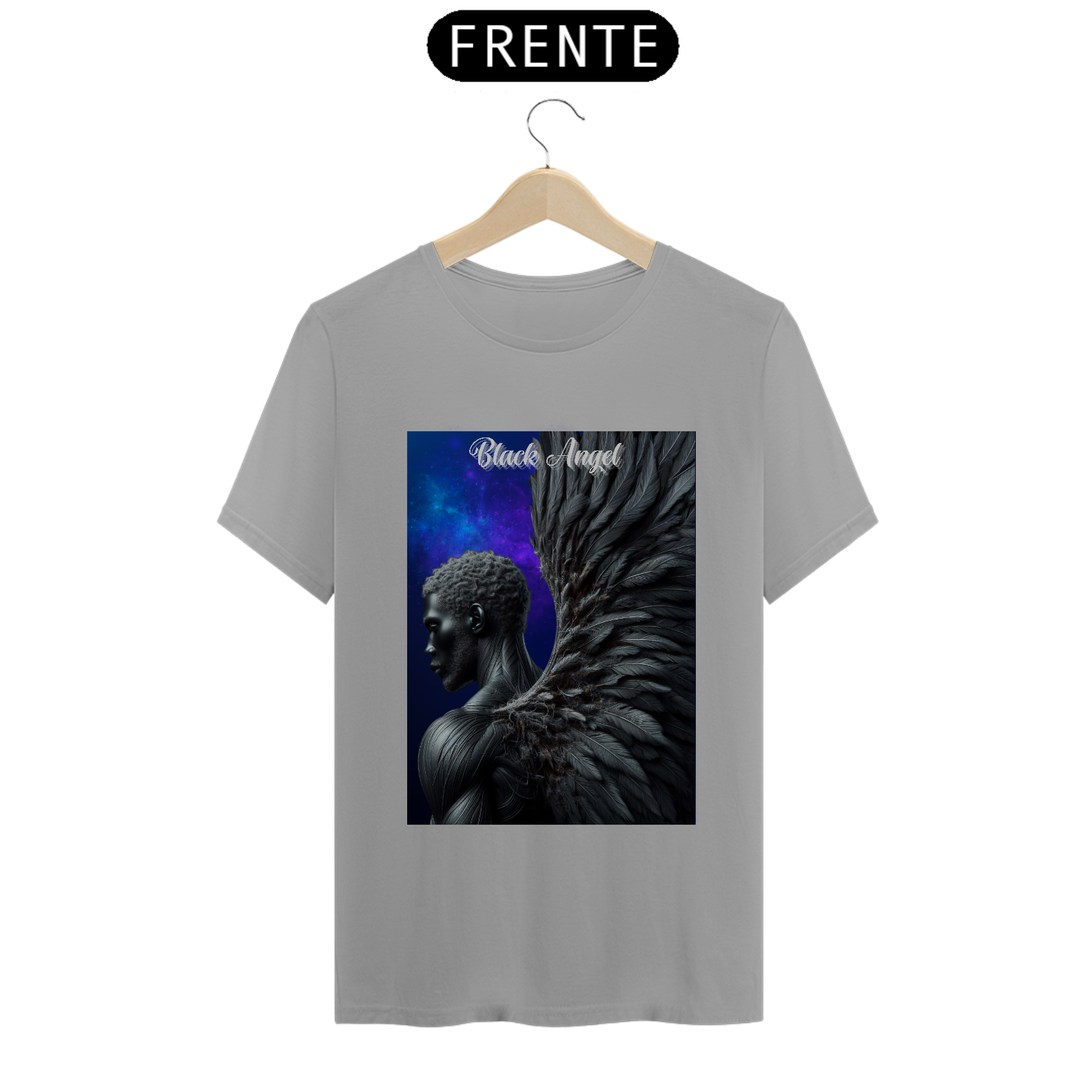 Camiseta Qualy Black Angel