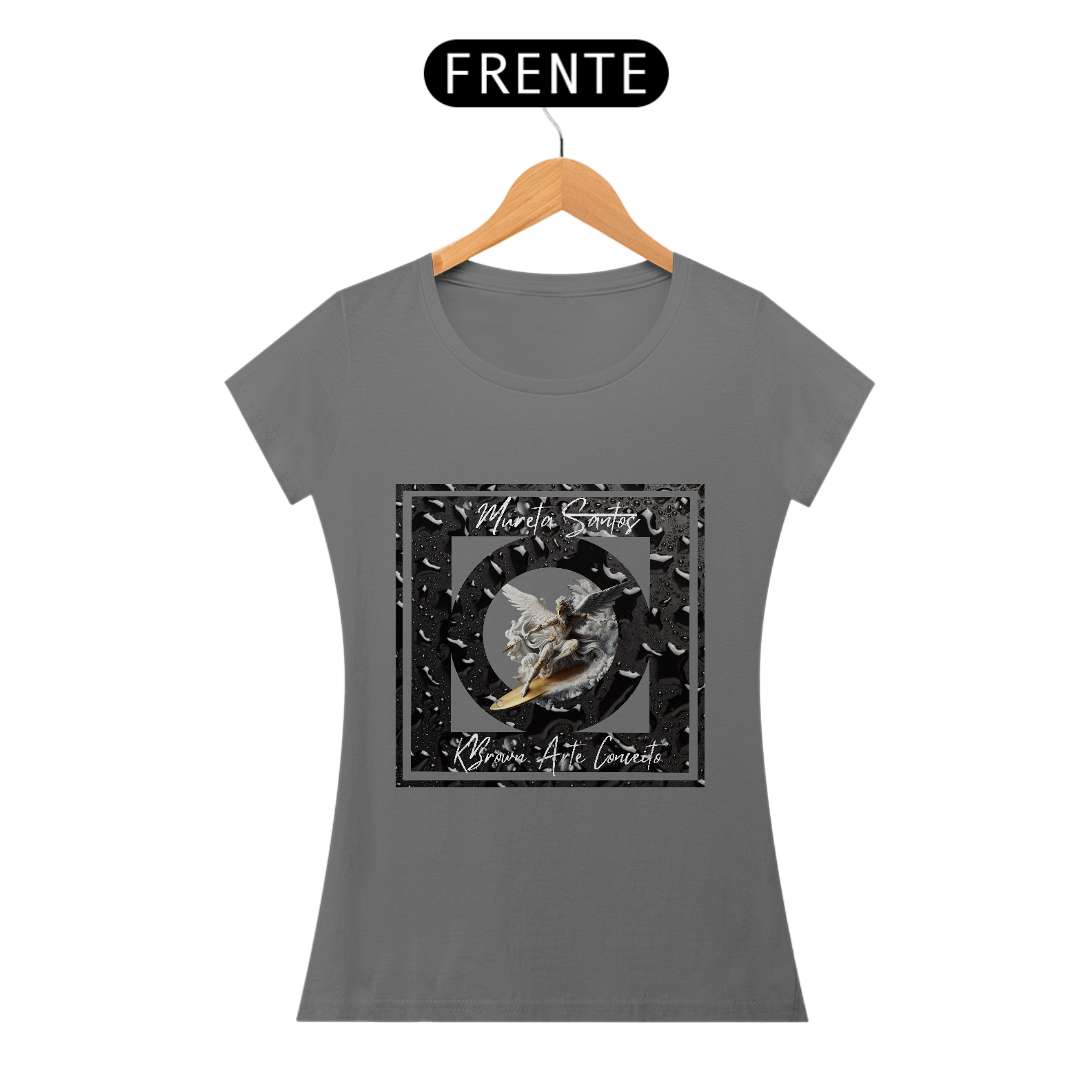 Diferente Camiseta Baby Long Estonada - Mureta Santos Warrior