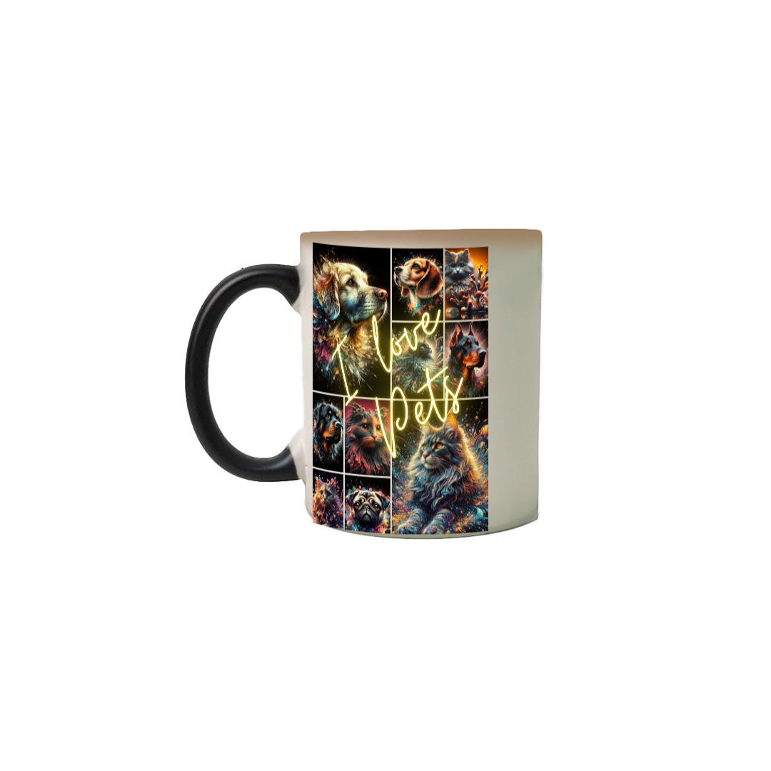Caneca I love Pets