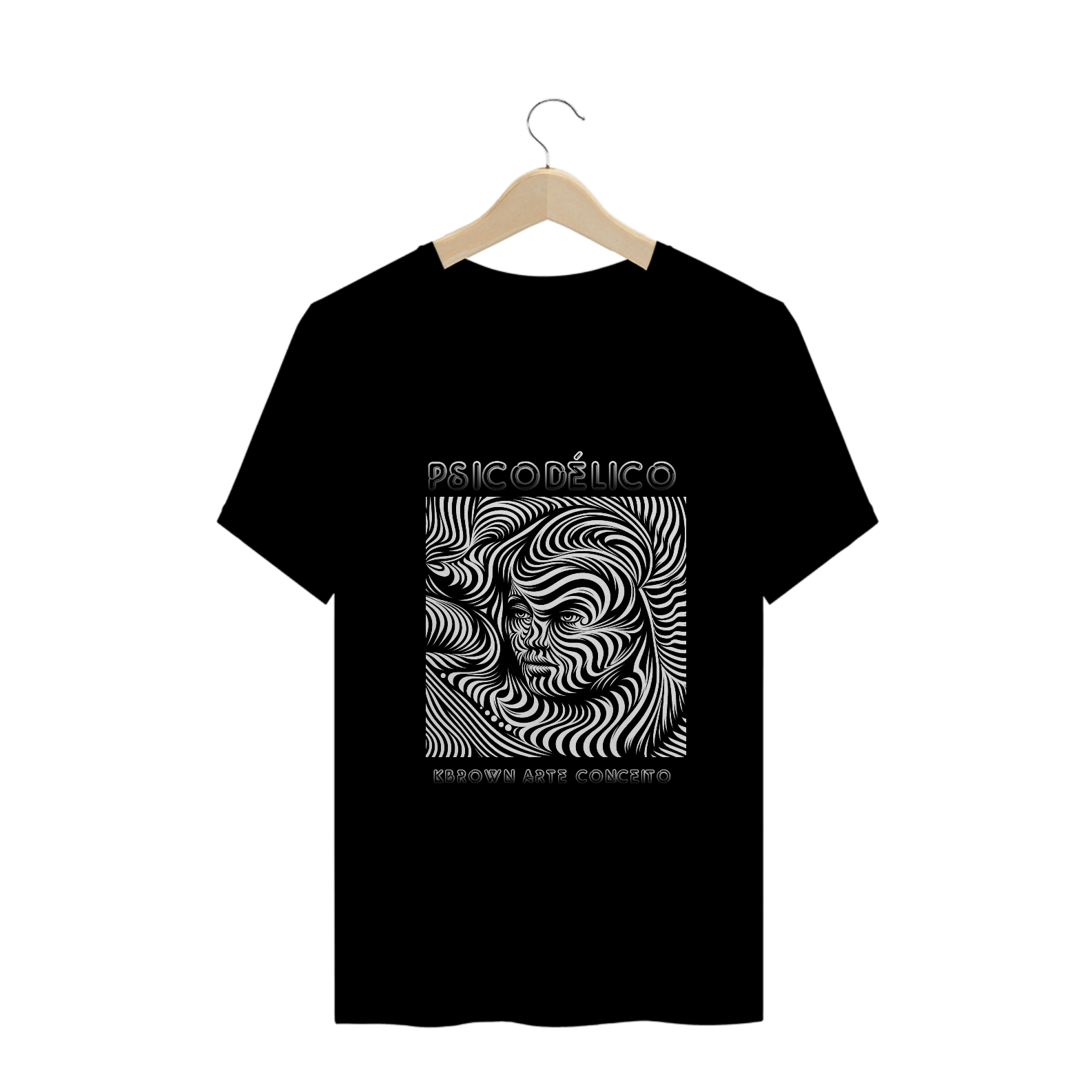 Camiseta Plus Size - Psicodélico