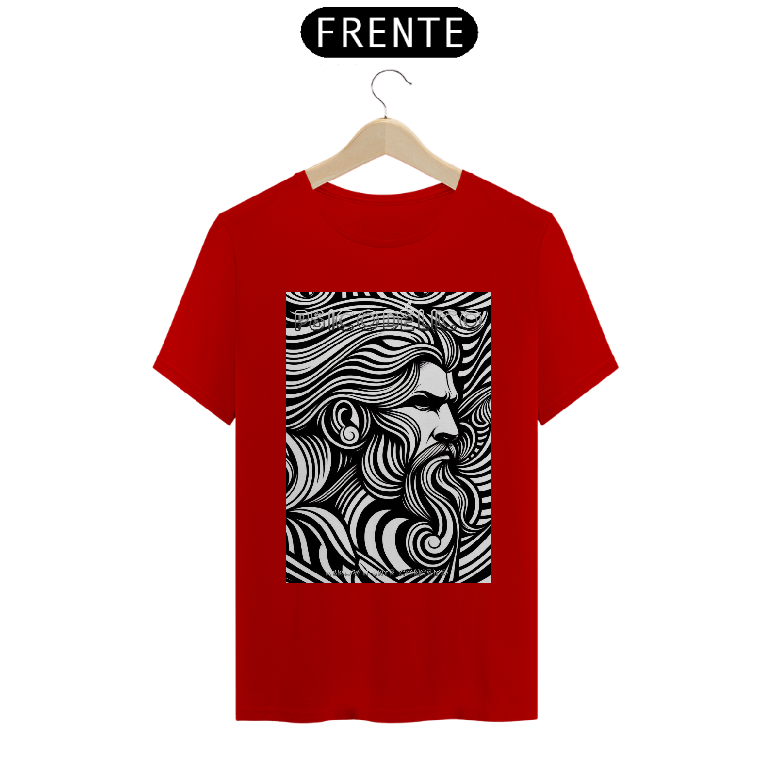 Camiseta Psicodélico  BárbaroKBAC