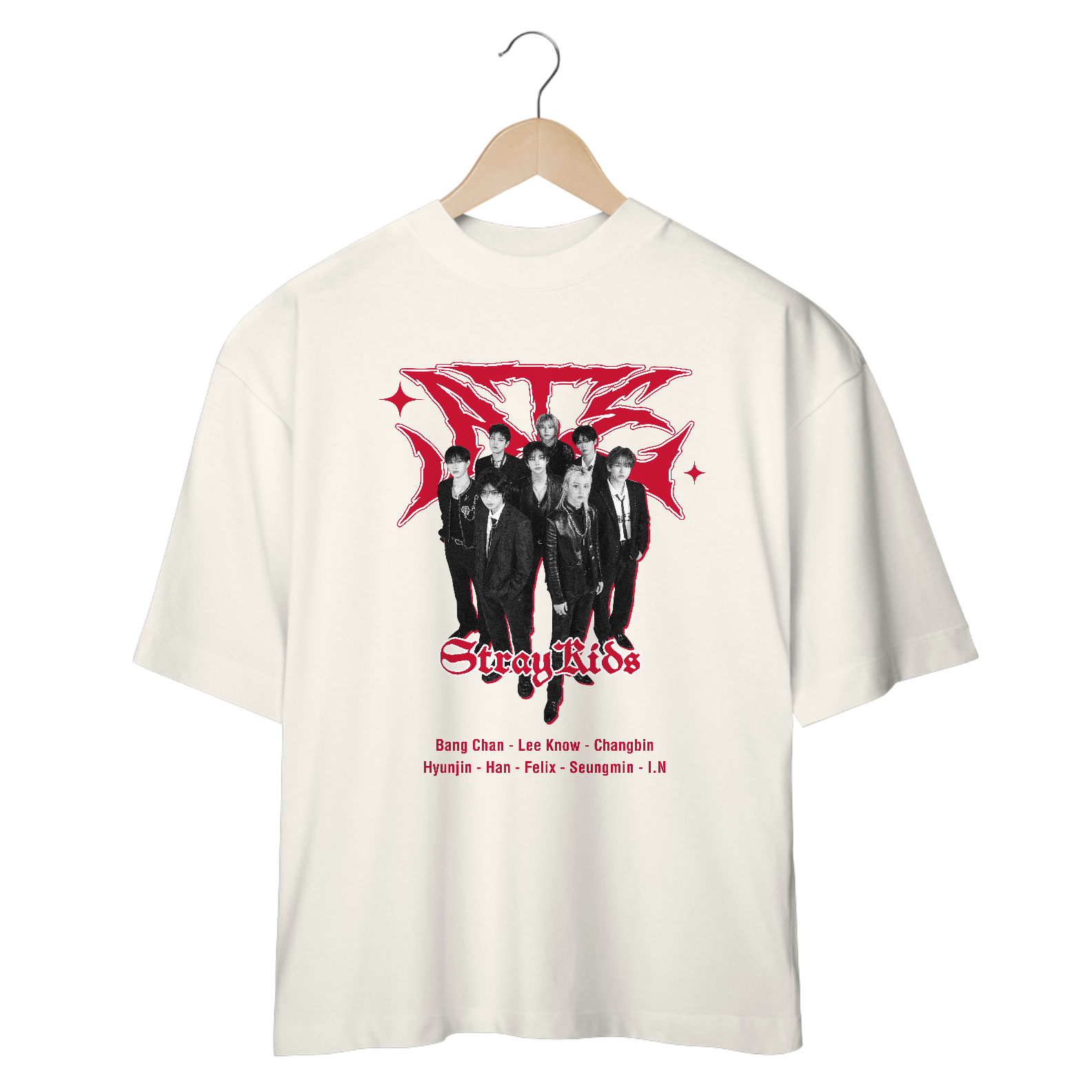Camiseta Oversized ATE - Stray Kids Show