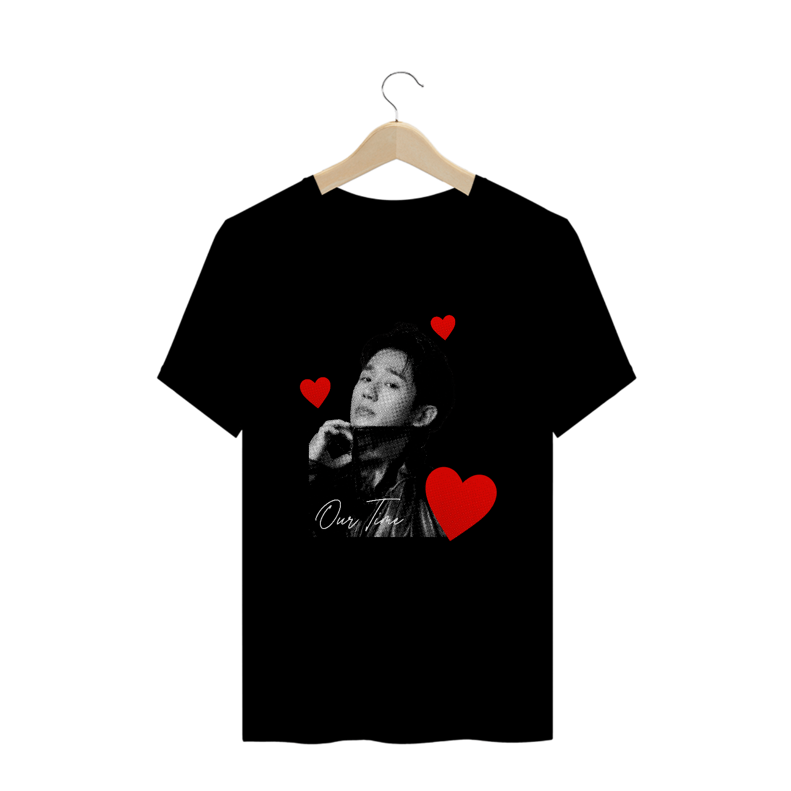 Camiseta Haein Corações - Plus Size