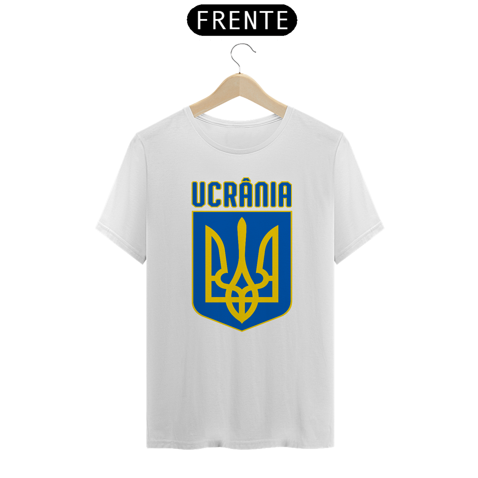Camiseta Brasão Ucrânia Países Tradição Ucraniana