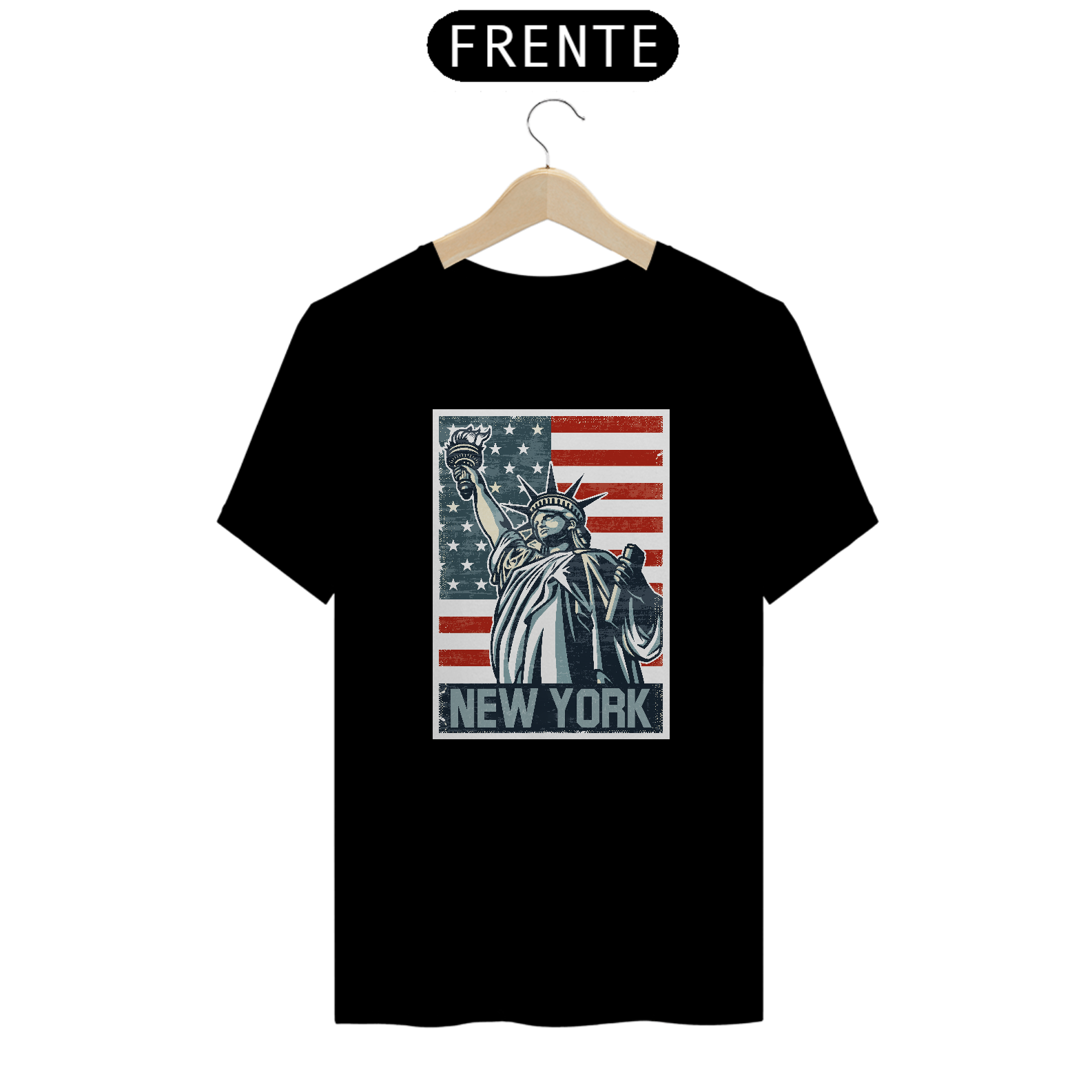 Camiseta New York Estatua Liberdade Estados Unidos
