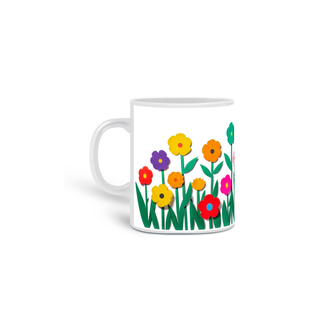 Floral 02<br>Caneca de Porcelana