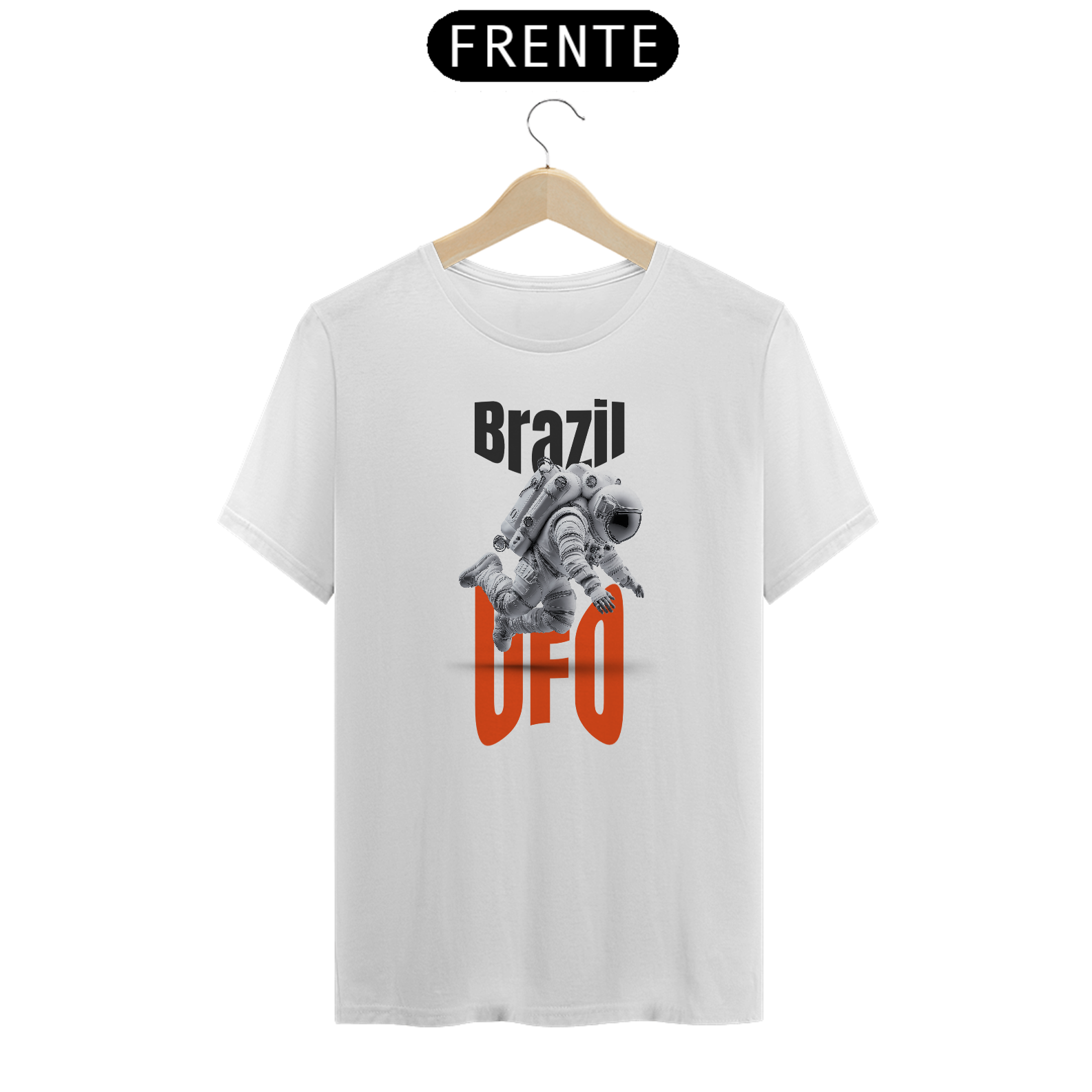 CAMISETA ASTRONAUTA BRAZIL UFO