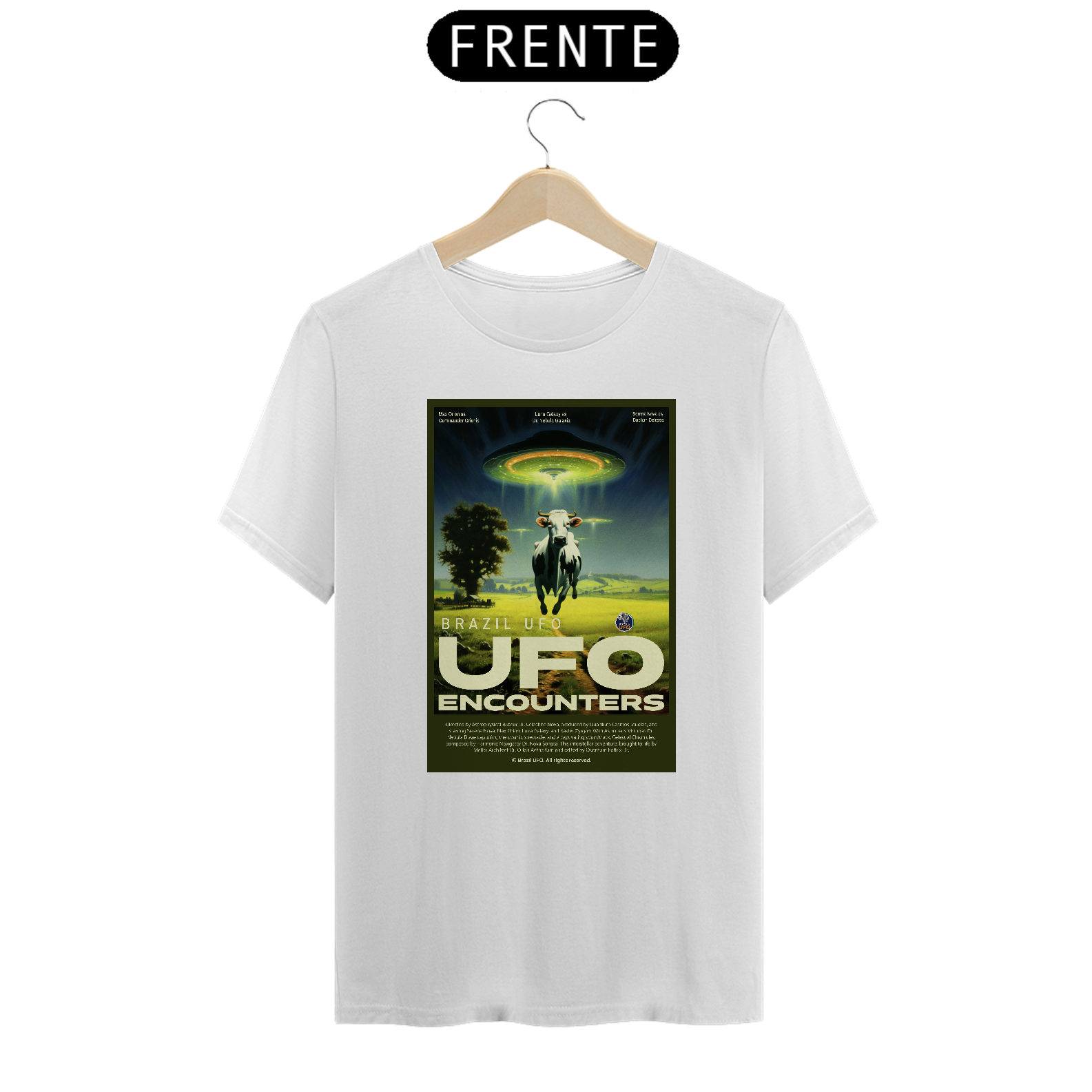 CAMISETA CLASSIC - UFO ENCOUNTERS - BRAZIL UFO