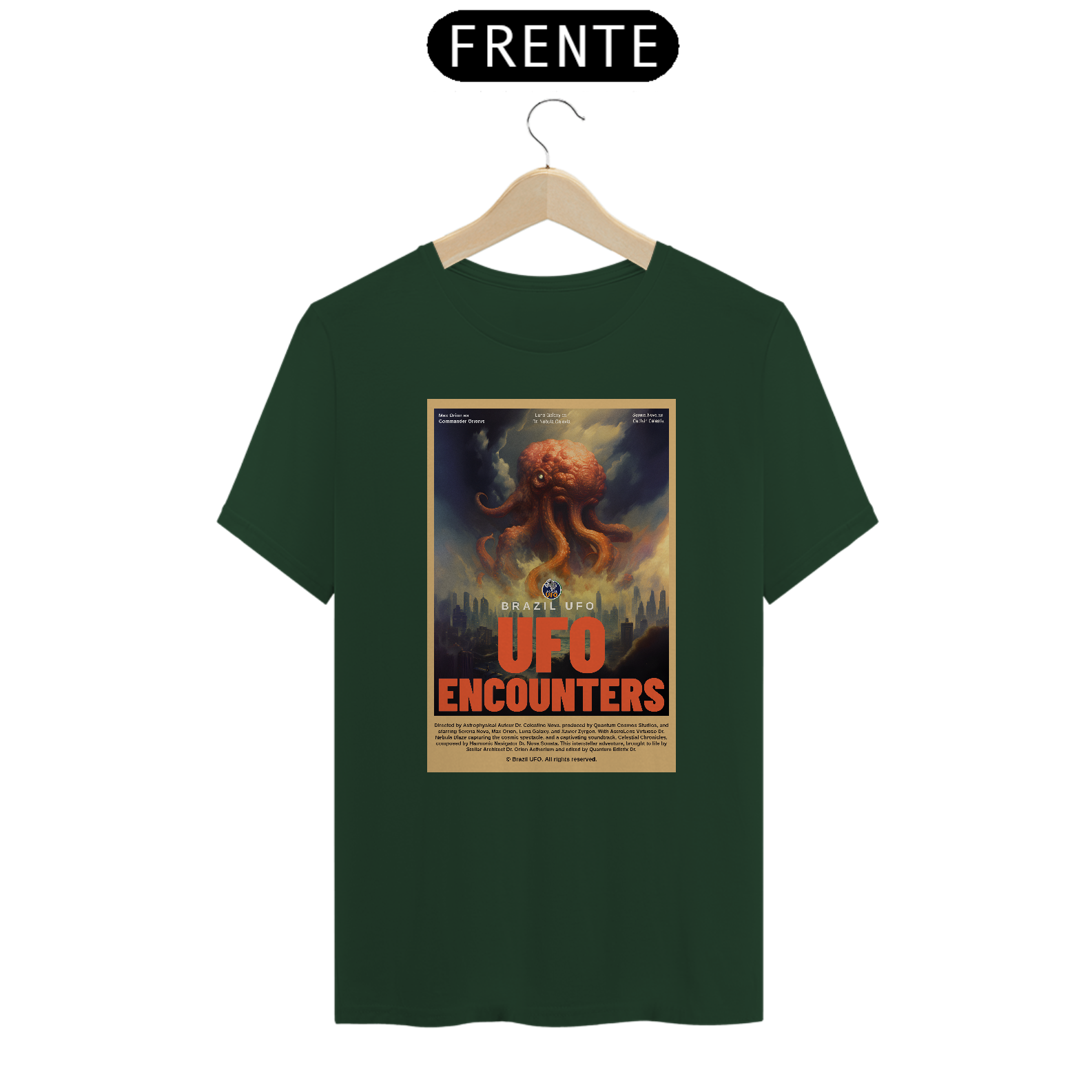 CAMISETA CLASSIC - UFO ENCOUNTERS - BRAZIL UFO