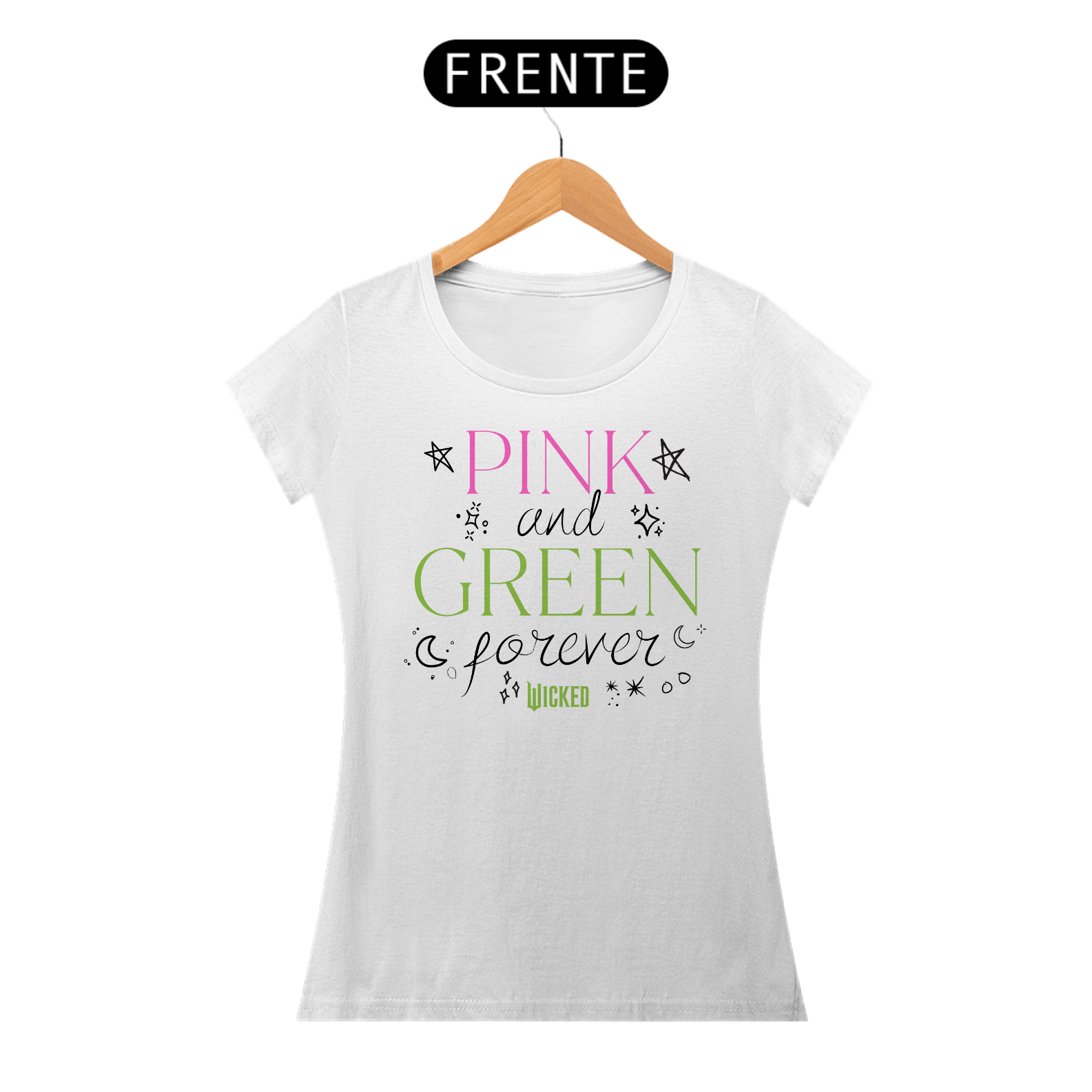 Camiseta Feminina - Pink And Green Forever