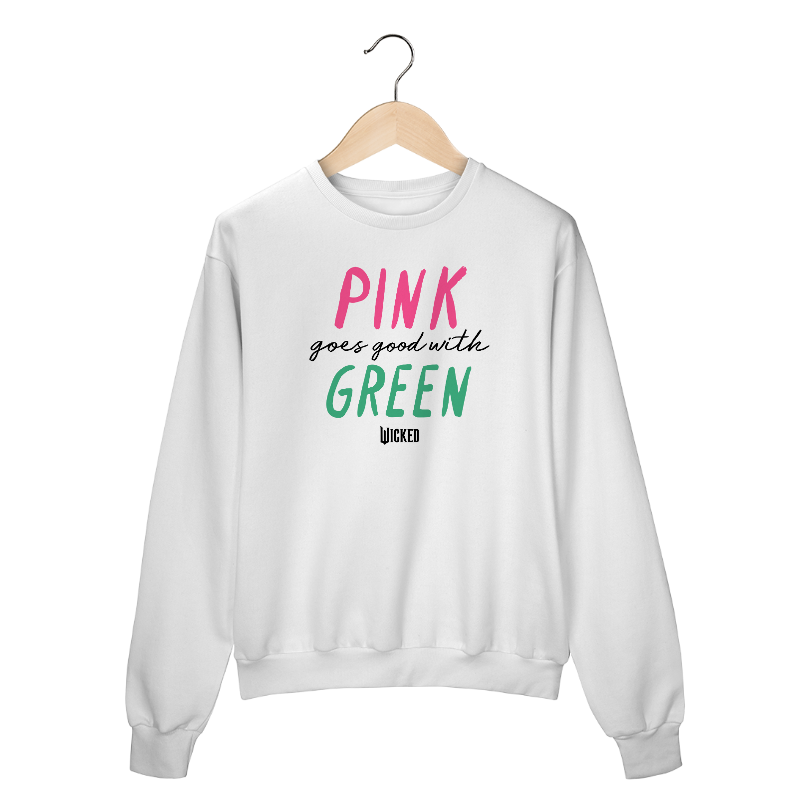 Moletom Fechado - Pink Goes Good With Green