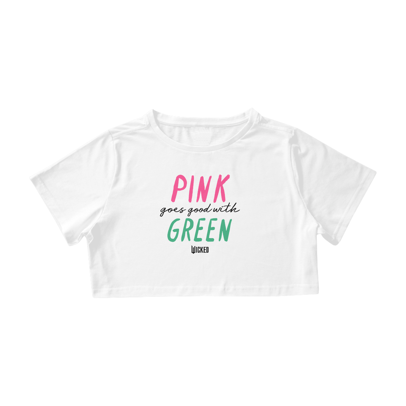 Cropped - Pink Goes Good With Green