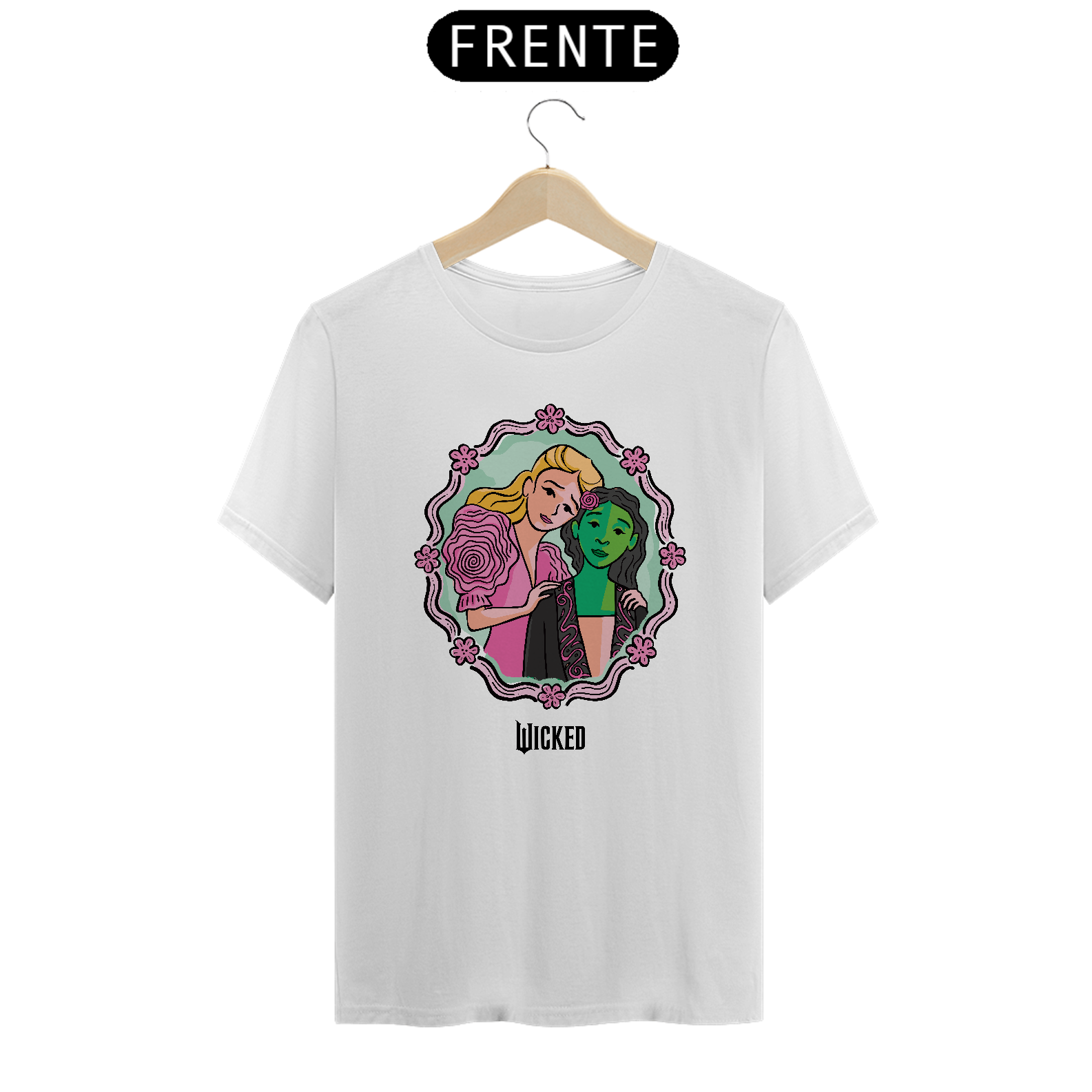 Camiseta - Green Goes Well With Pink