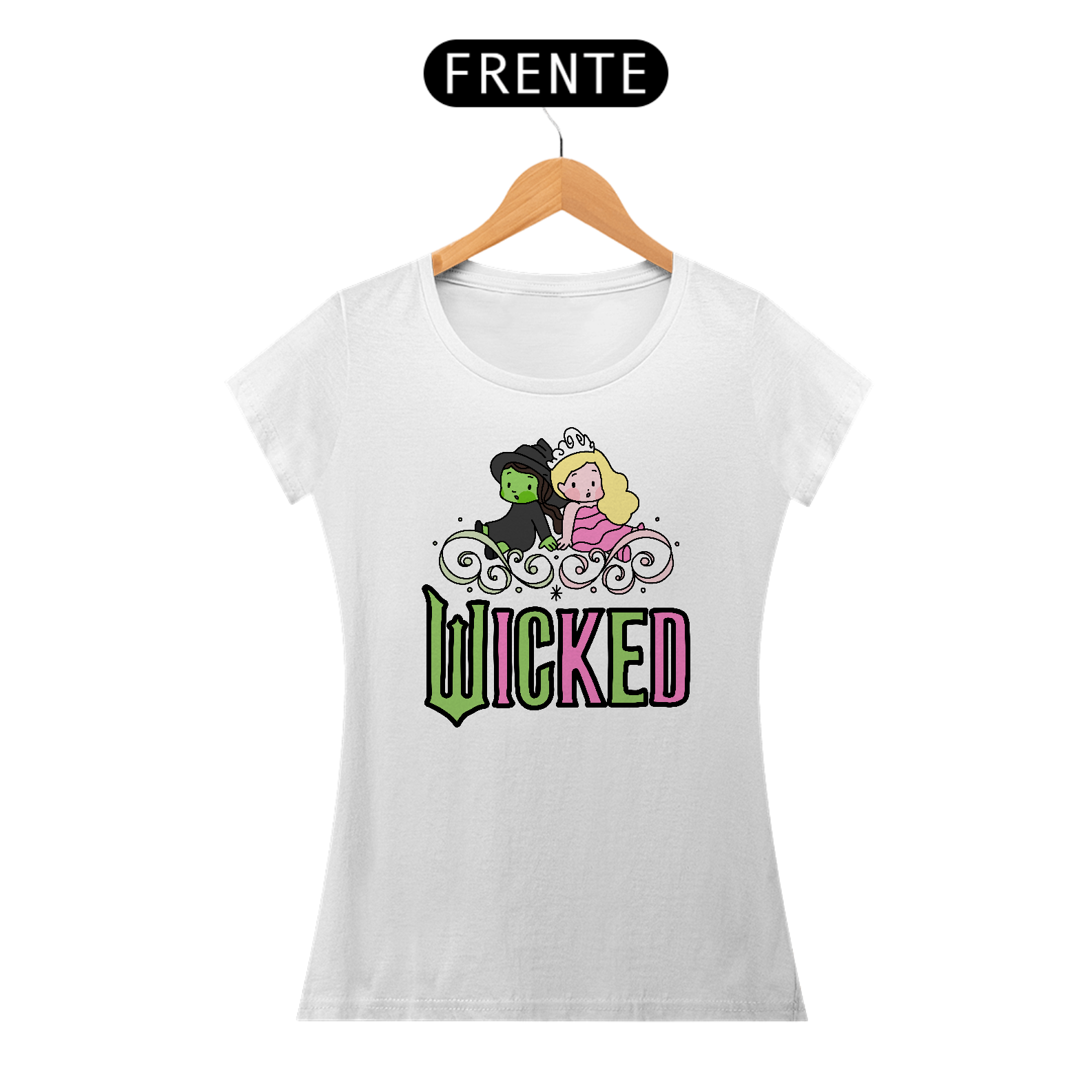 Camiseta Feminina - Elphaba & Glinda Together