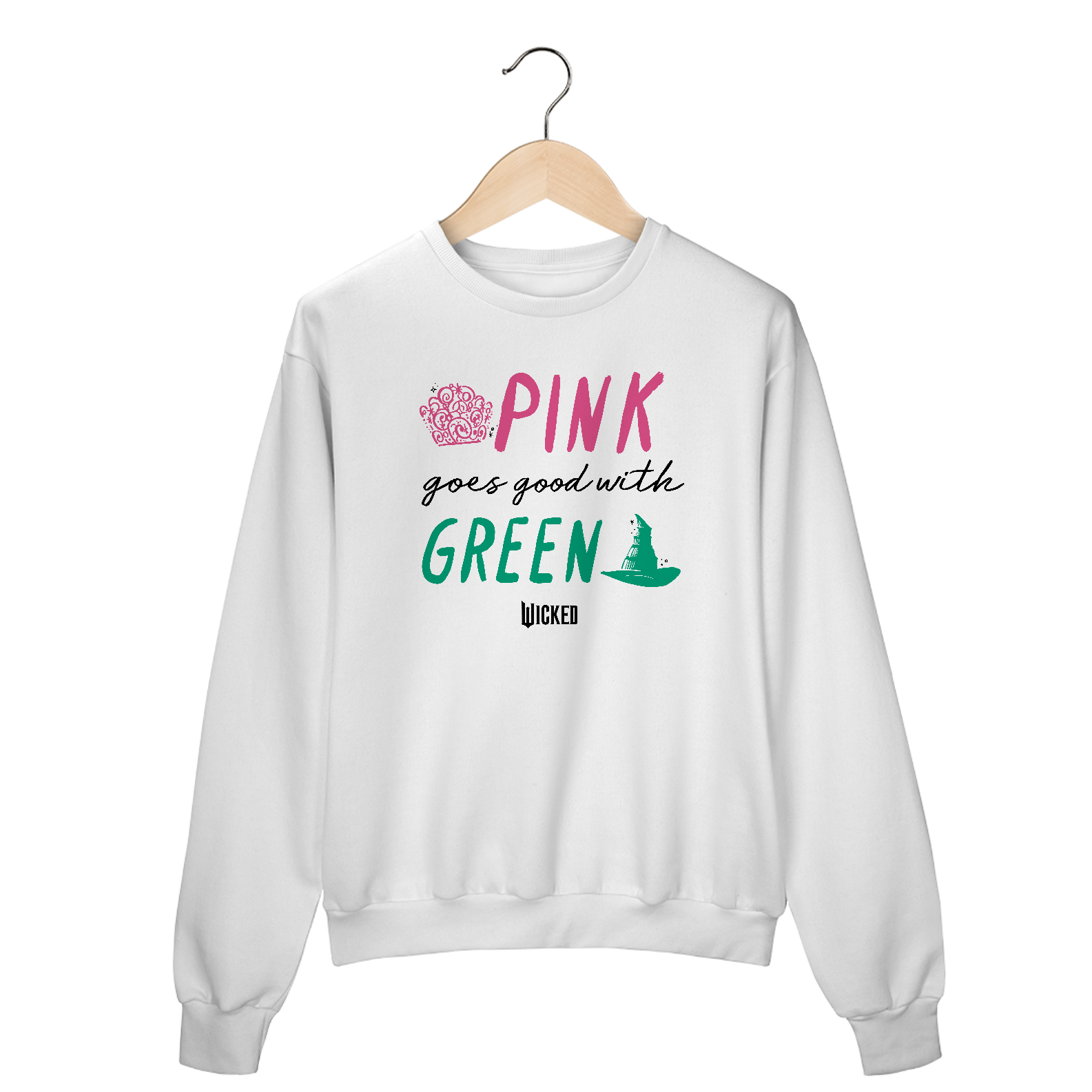 Moletom Fechado - Pink Goes Good With Green