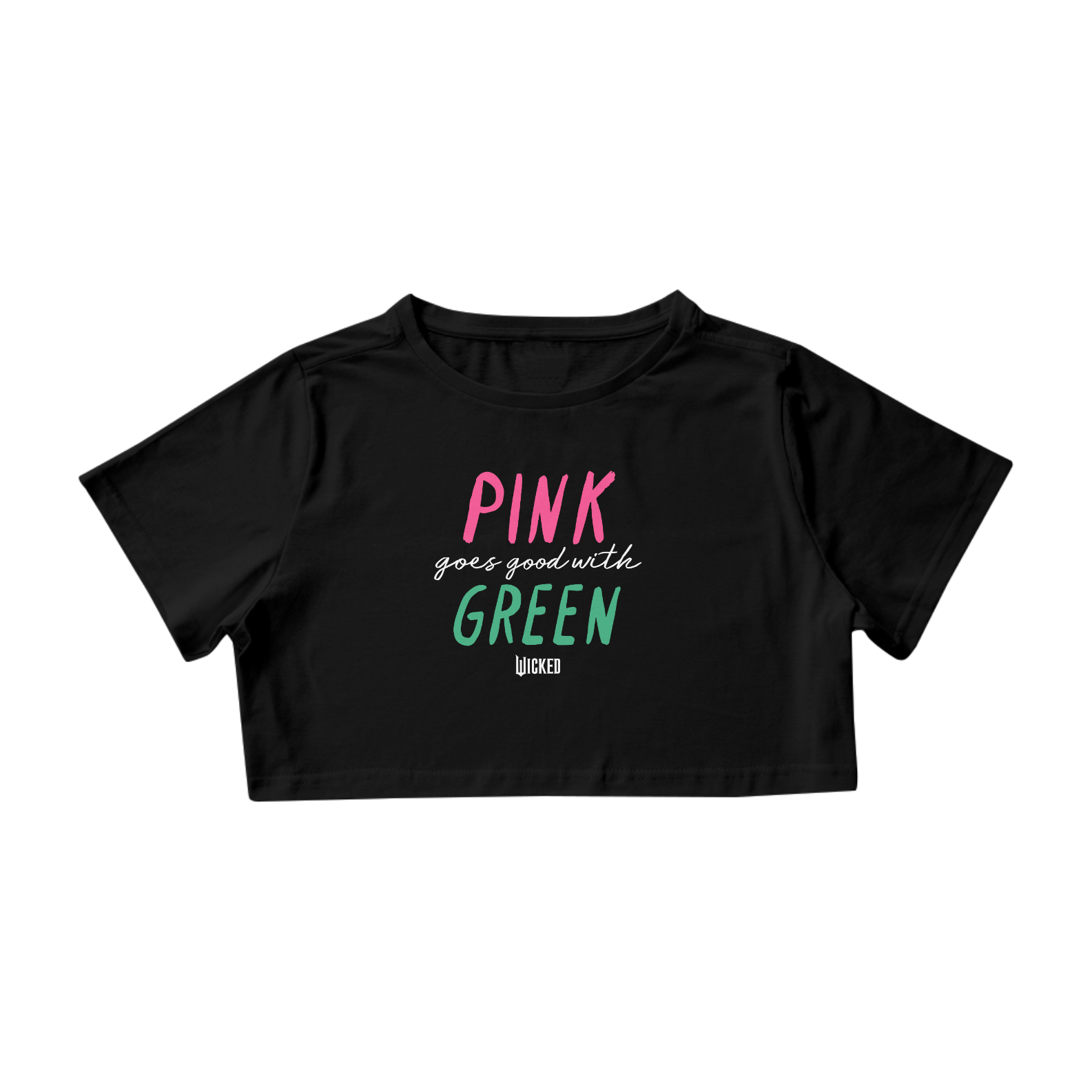 Cropped - Pink Goes Good With Green