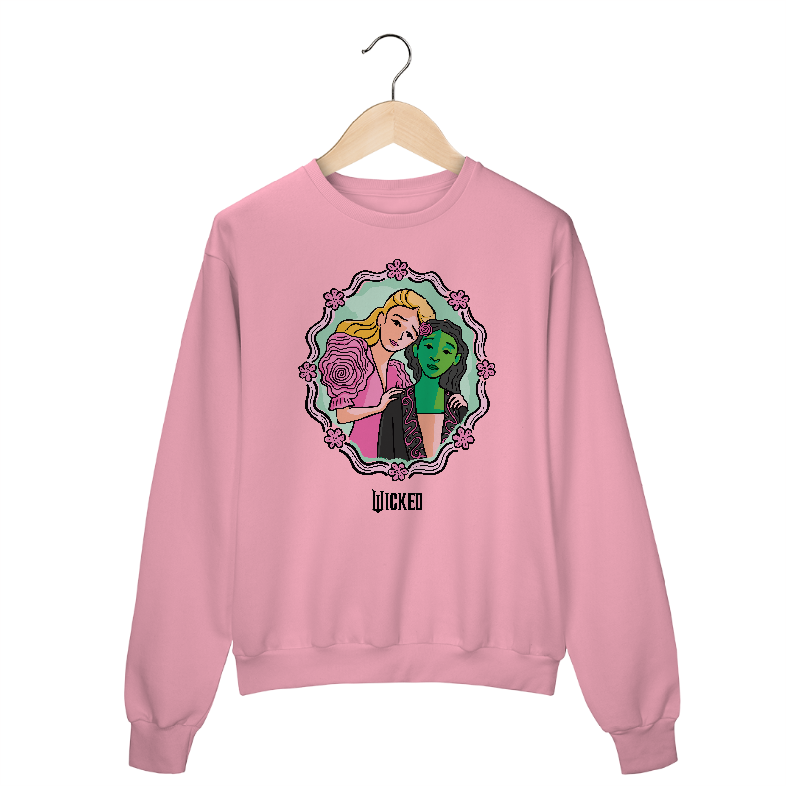 Moletom Fechado - Green Goes Well With Pink