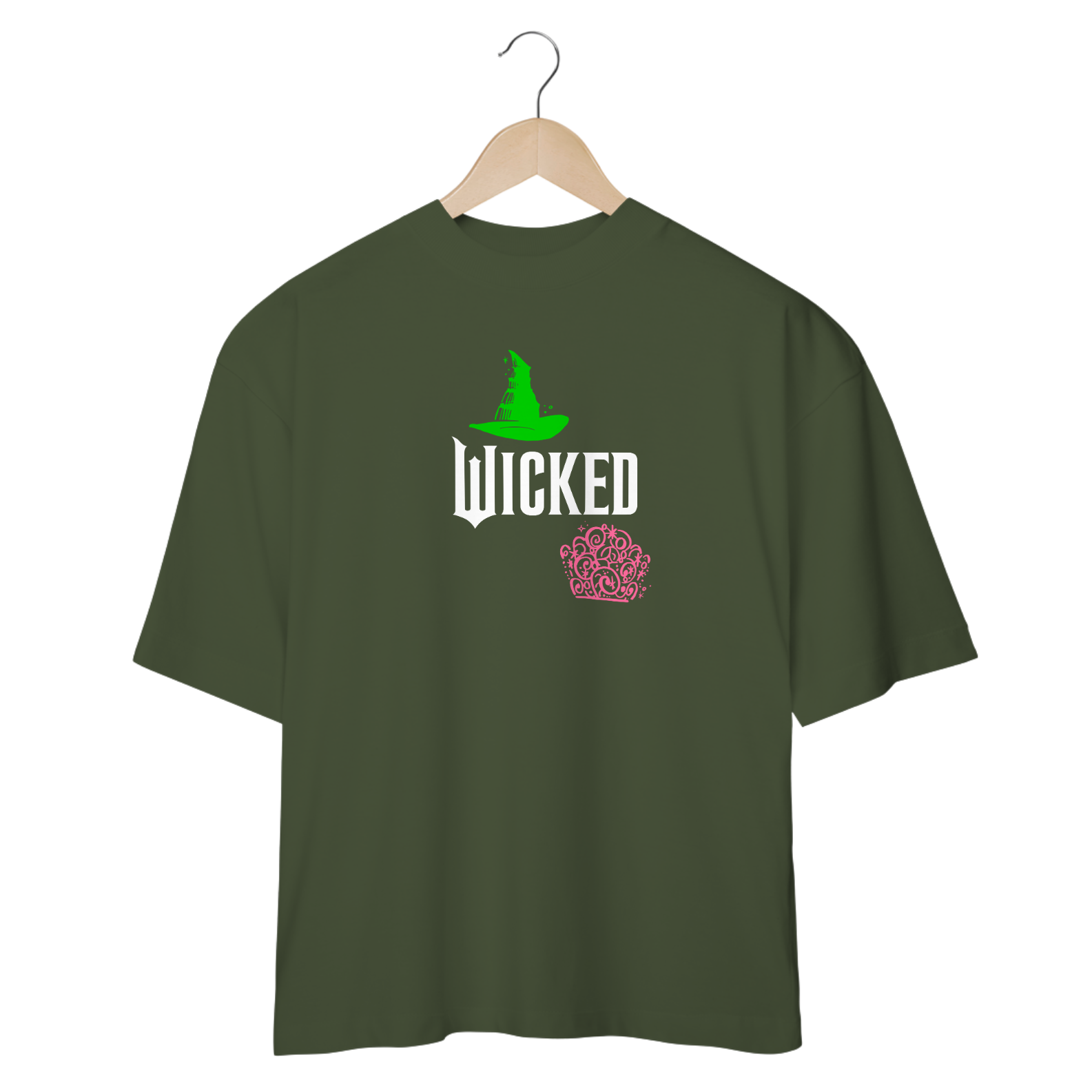 Camisa Oversized - Wicked Crown & Hat