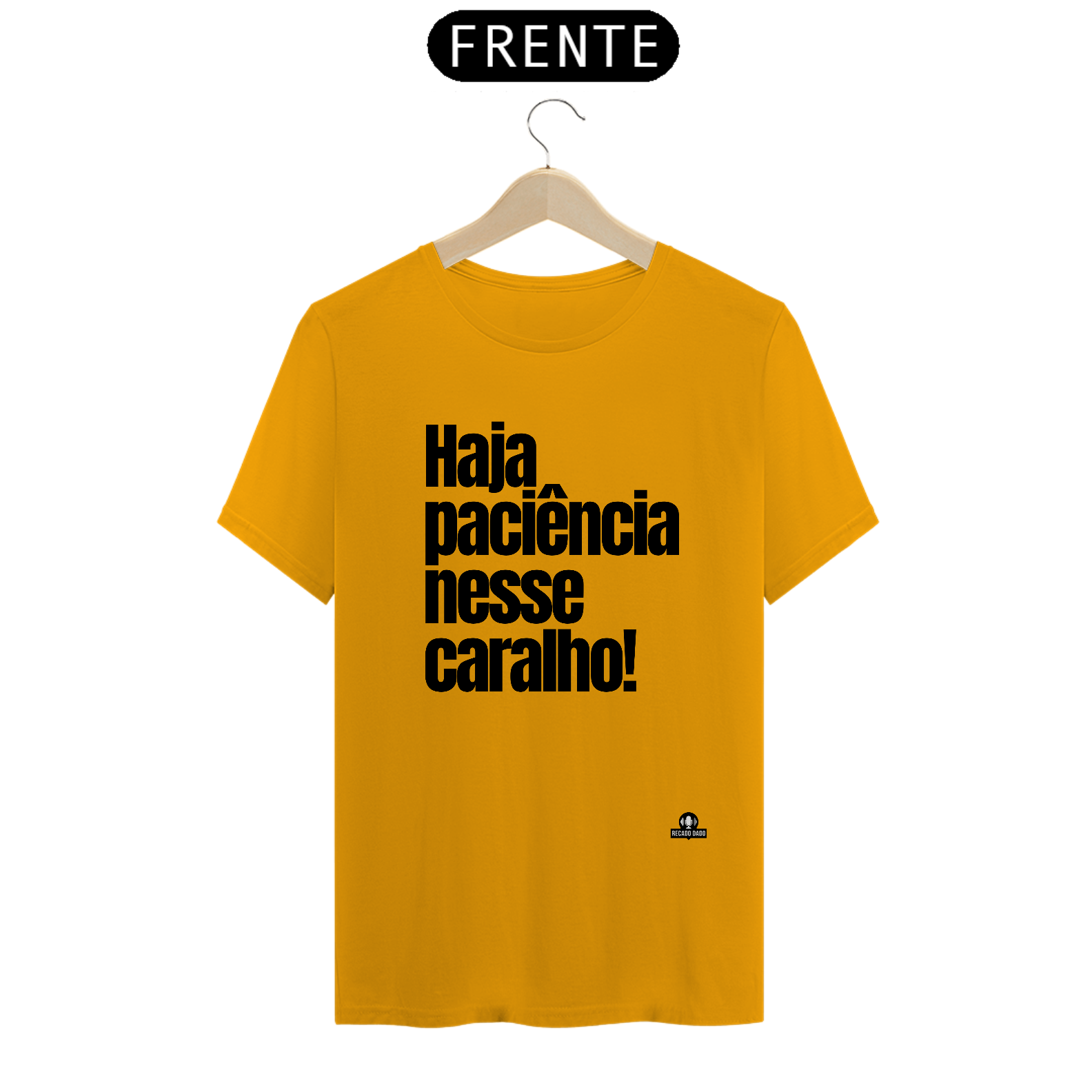 Camiseta com humor e frase 