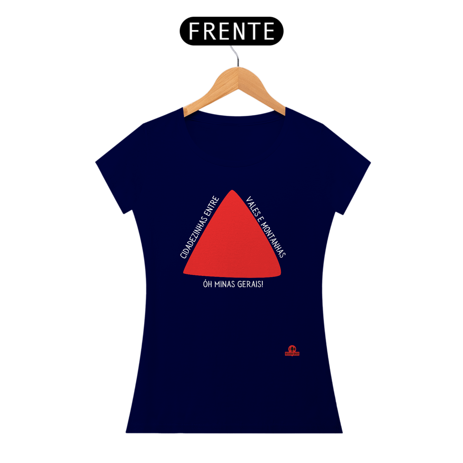 Camiseta feminina de turismo com frase 
