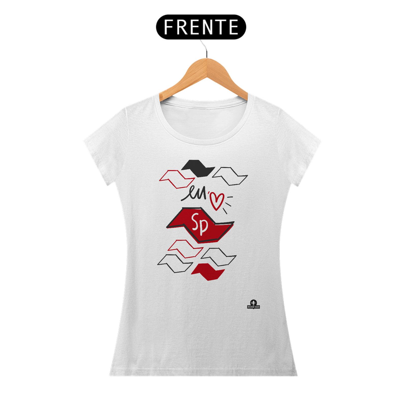 Camiseta feminina frase 