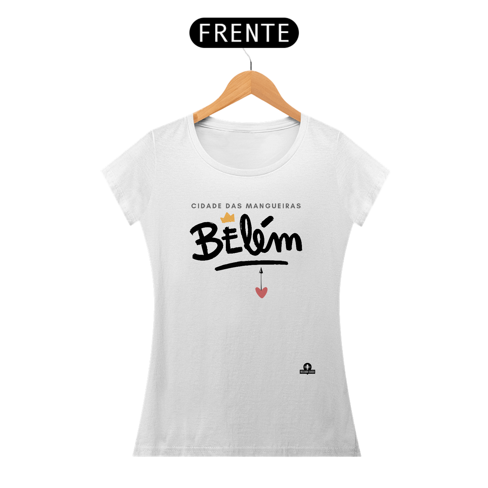 Camiseta feminina de turismo 
