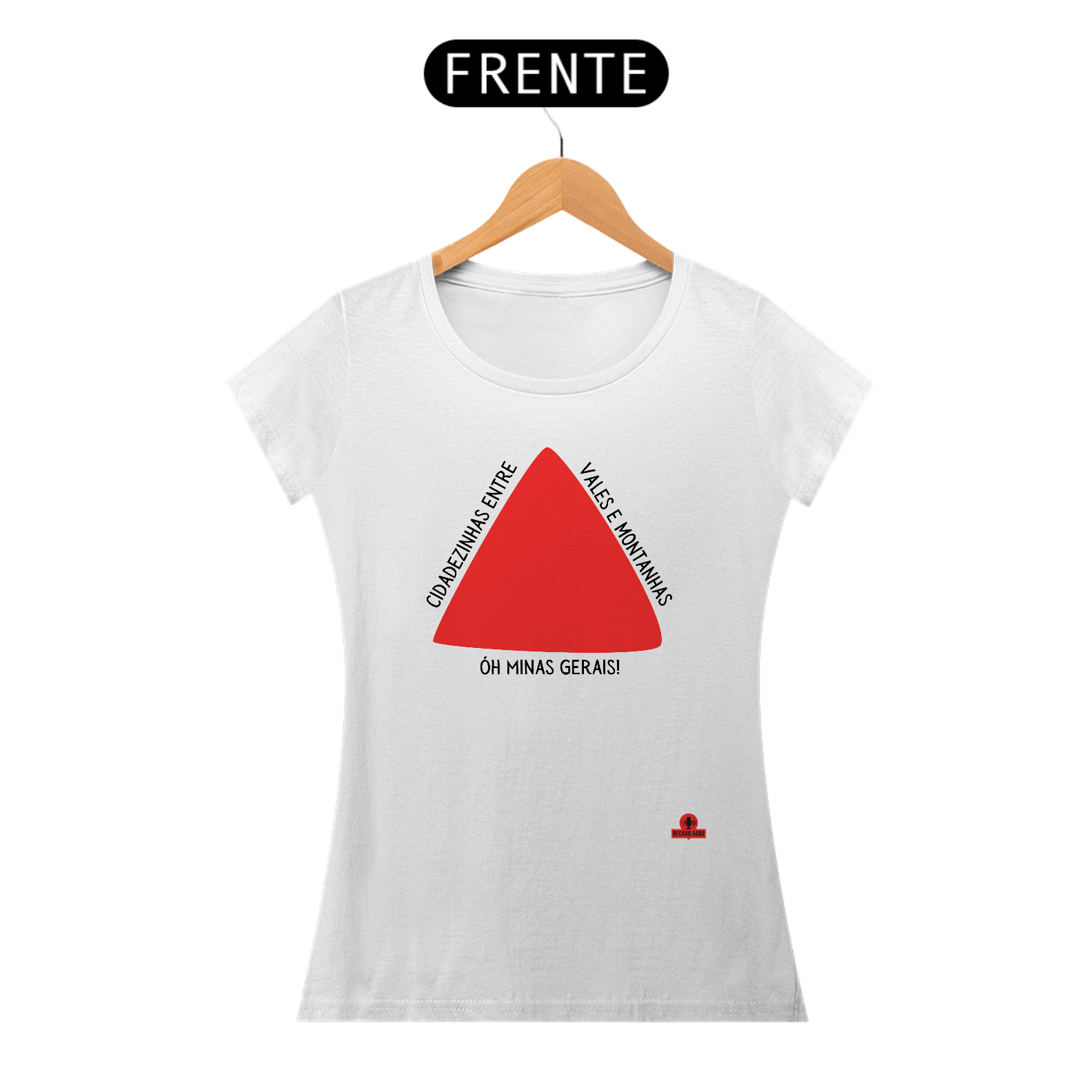Camiseta feminina de turismo com frase 