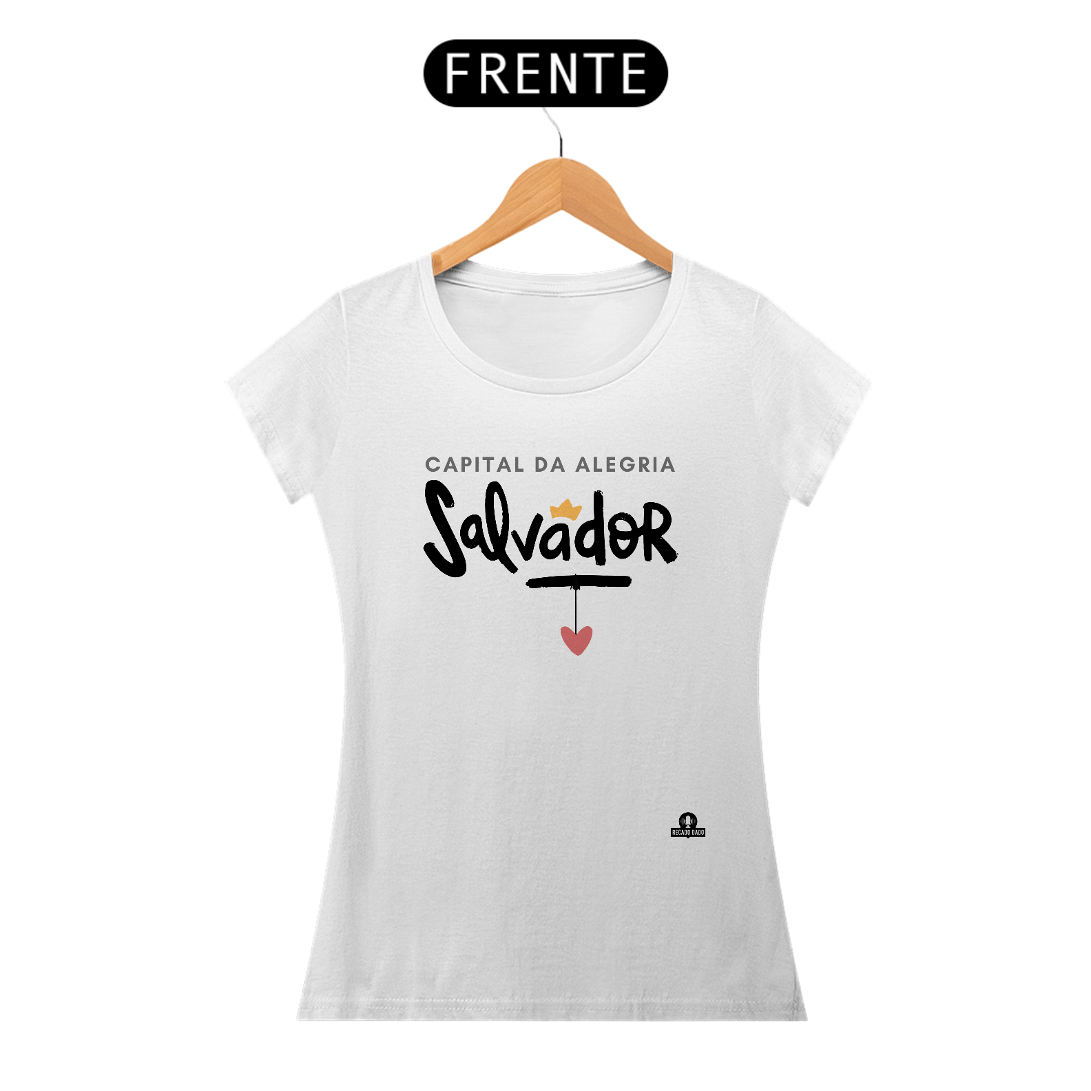Camiseta baby long de turismo de Salvador, capital do lindo estado da Bahia, capital da alegria.