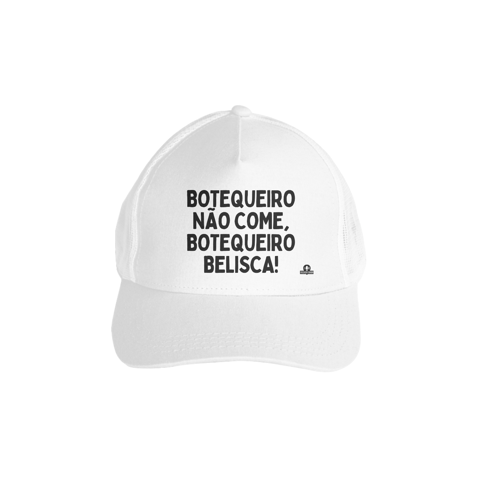 Boné aba curva de bar com frase 