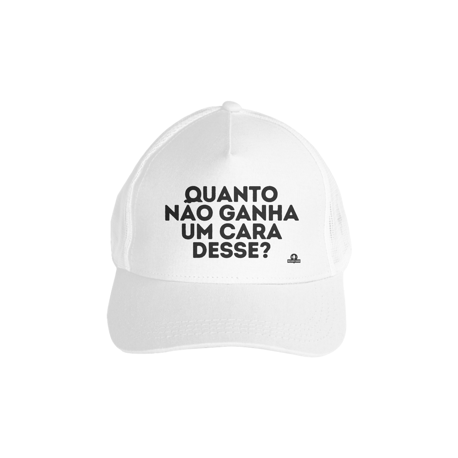 Boné aba curva com frase de humor 